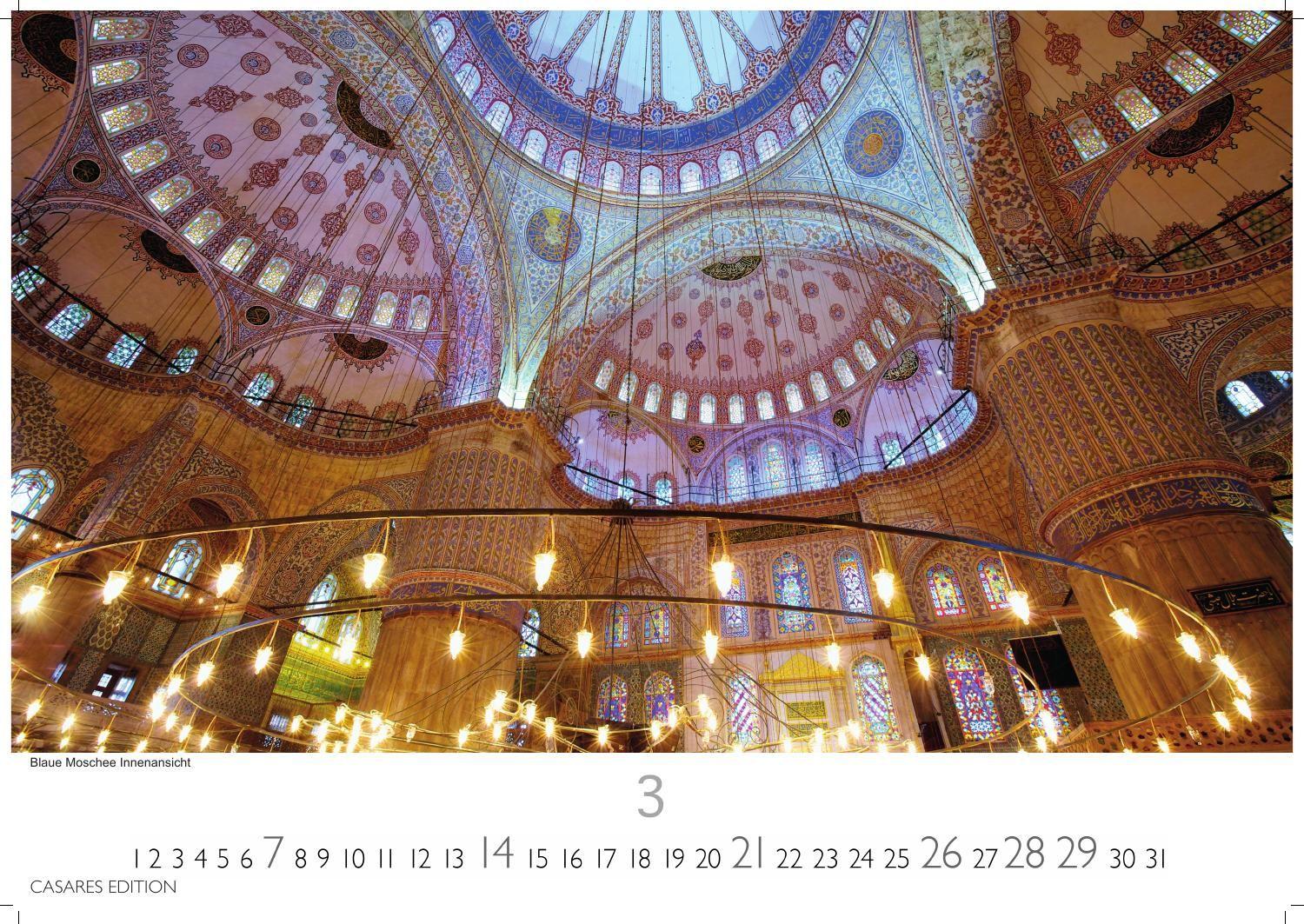 Beispielinhalt (Bild) Istanbul Kalender 2027 - Wandkalender | Fotokalender Türkei Vorderer Orient 35x50cm Großformat | . mit 12 faszinierenden Fotografien von Istanbul | Premium-Design |