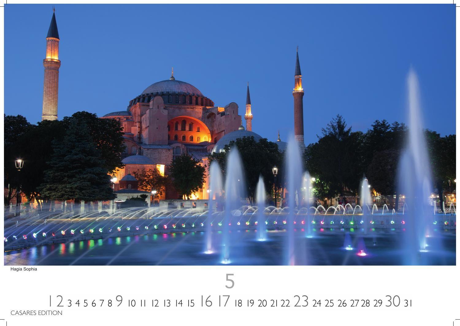 Beispielinhalt (Bild) Istanbul Kalender 2027 - Wandkalender | Fotokalender Türkei Vorderer Orient 35x50cm Großformat | . mit 12 faszinierenden Fotografien von Istanbul | Premium-Design |