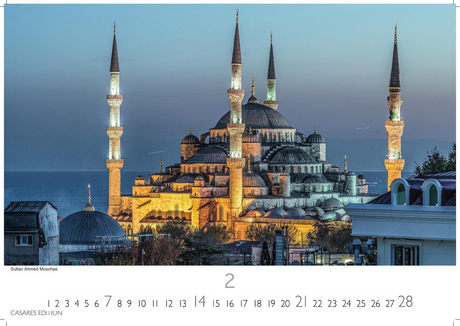 Beispielinhalt (Bild) Istanbul Kalender 2027 - Wandkalender | Fotokalender Türkei Vorderer Orient 35x50cm Großformat | . mit 12 faszinierenden Fotografien von Istanbul | Premium-Design |