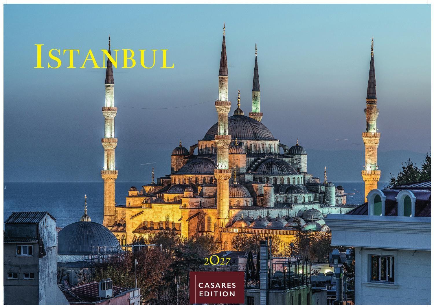 Vorderes Coverbild Istanbul Kalender 2027 - Wandkalender | Fotokalender Türkei Vorderer Orient 35x50cm Großformat | . mit 12 faszinierenden Fotografien von Istanbul | Premium-Design |