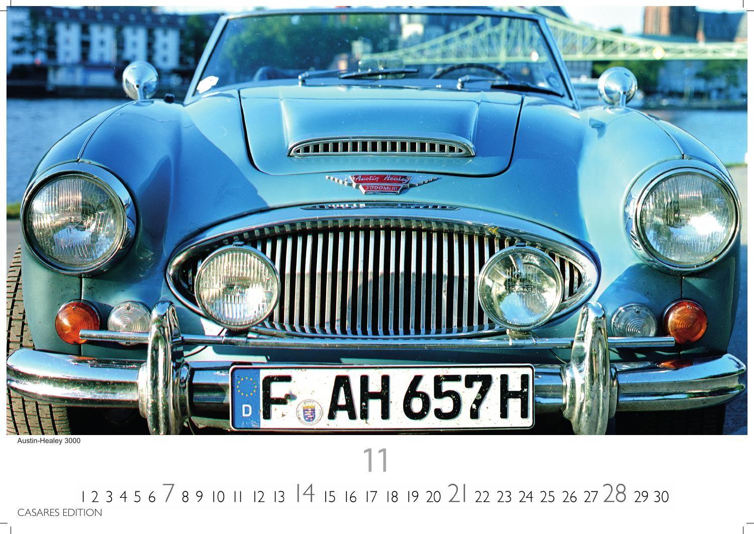 Beispielinhalt (Bild) British Classic Cars Kalender 2027 - Wandkalender | Fotokalender Englische Oldtimer 35x50cm Großformat - Eleganz der Britischen Oldtimer