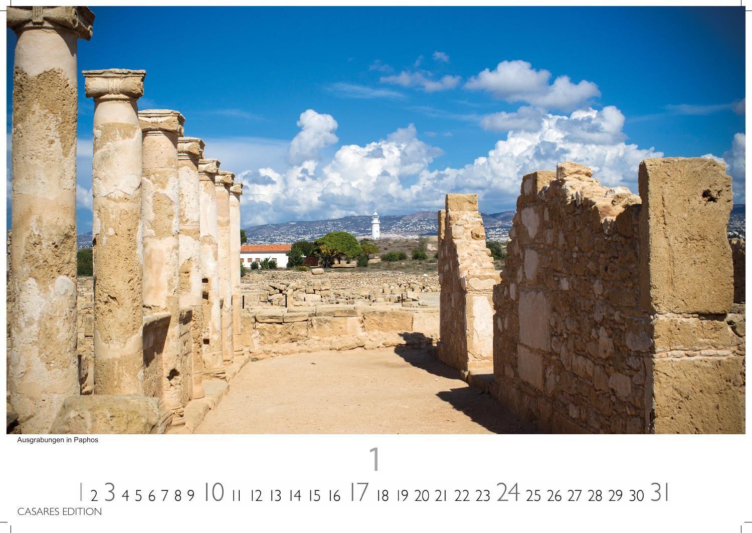 Beispielinhalt (Bild) Zypern Kalender 2027 - Wandkalender | Fotokalender Mittelmeer 24x35cm - Wunderschöne Fotografien von Zypern, Monat für Monat.