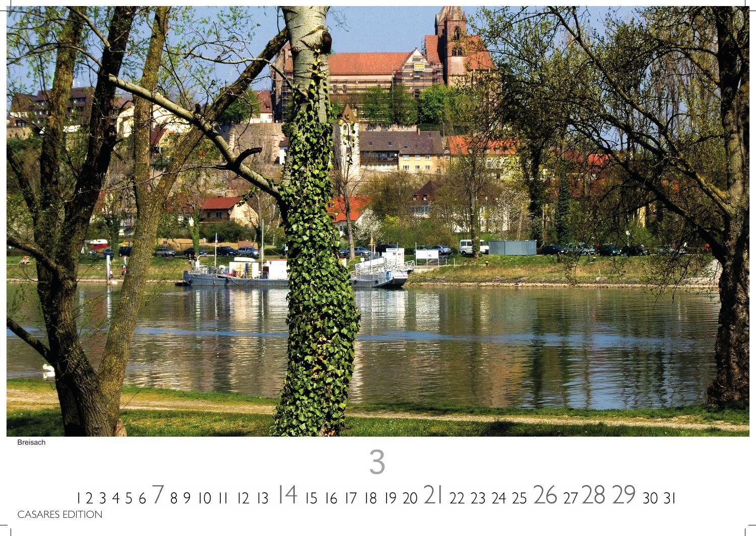 Beispielinhalt (Bild) Der Rhein Kalender 2027 - Wandkalender | Fotokalender Deutschland 50x35cm | mit 12 eindrucksvollen Aufnahmen von Flusslandschaften, Burgen und Weinregionen