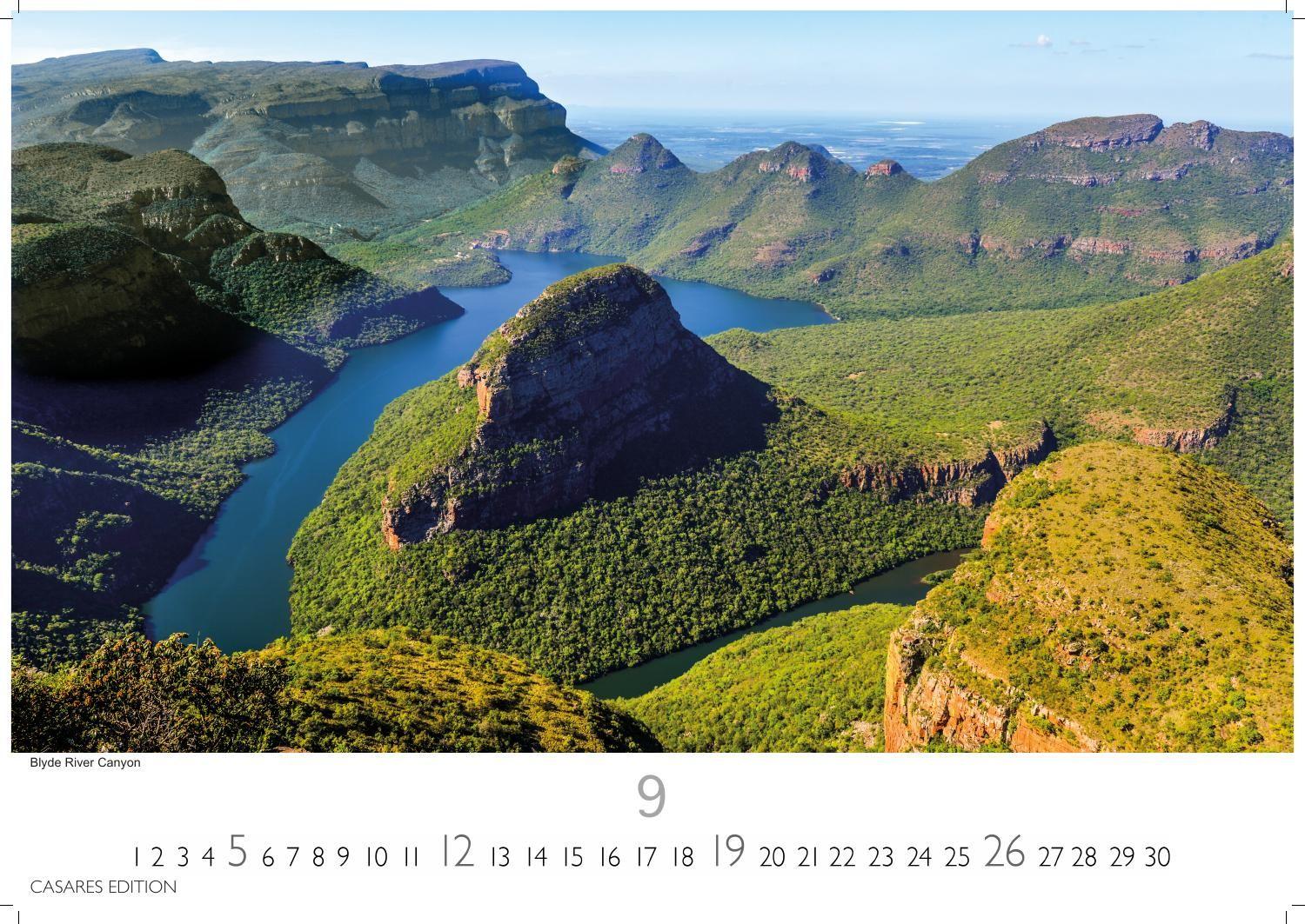 Beispielinhalt (Bild) Südafrika Kalender 2027 - Wandkalender | Fotokalender Afrika 35x50cm - . mit atemberaubenden Natur- und Tierkalenderaufnahmen
