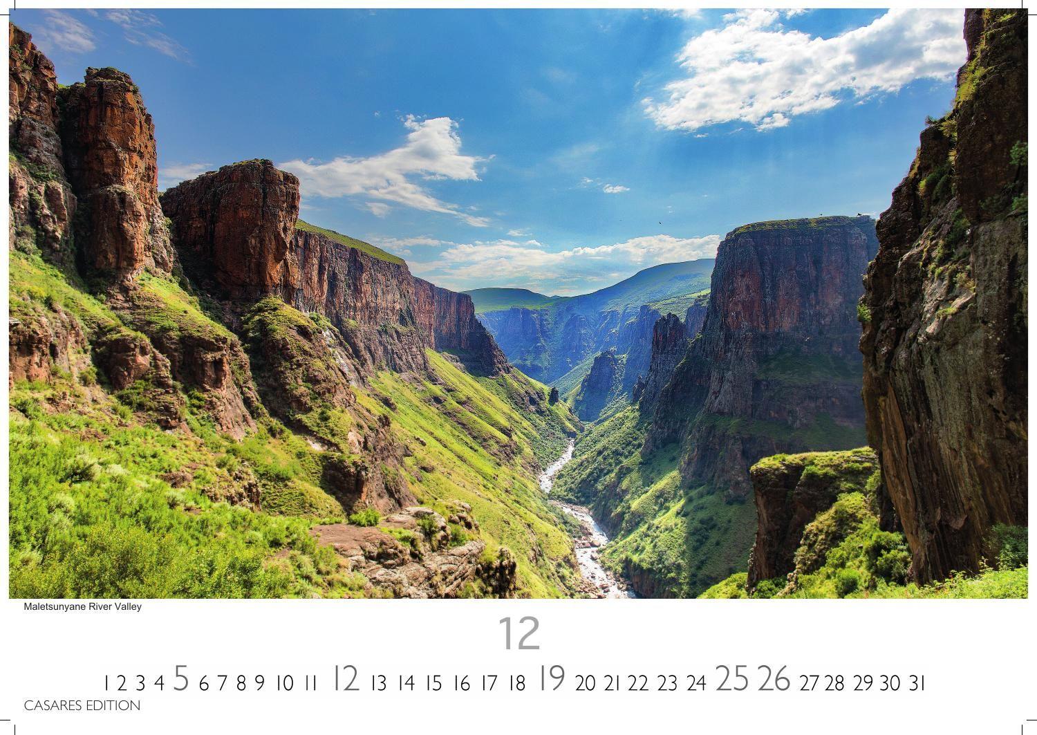 Beispielinhalt (Bild) Südafrika Kalender 2027 - Wandkalender | Fotokalender Afrika 35x50cm - . mit atemberaubenden Natur- und Tierkalenderaufnahmen