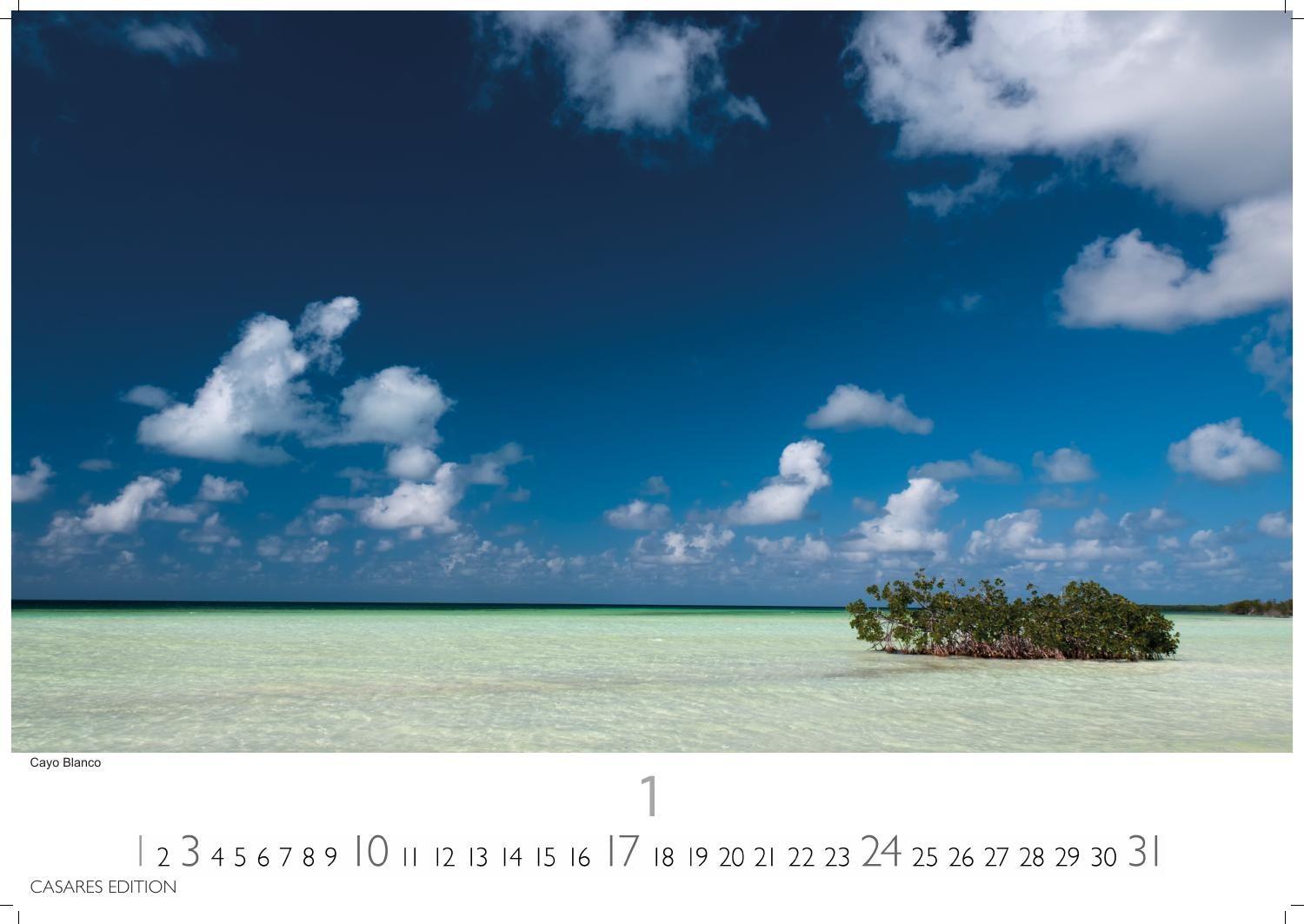 Beispielinhalt (Bild) Cuba Kalender 2027 - Wandkalender | Fotokalender Karibik 35x50cm - Farbenfroher mit beeindruckenden Kuba-Motiven, perfekte Deko & Geschenkidee