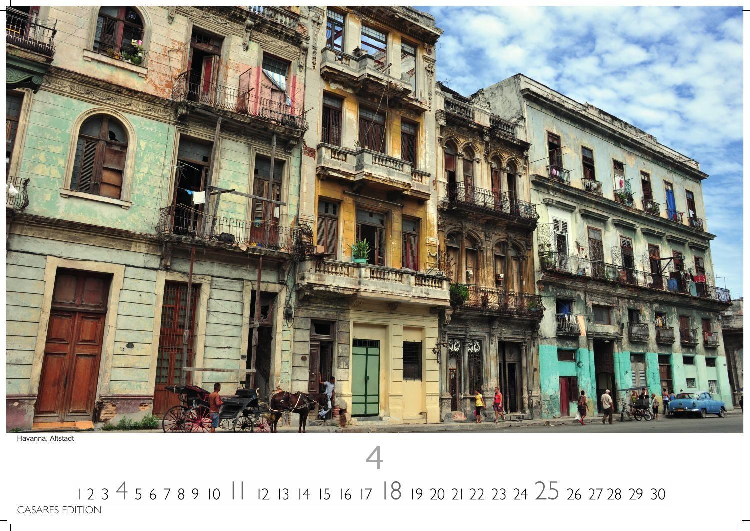 Beispielinhalt (Bild) Cuba Kalender 2027 - Wandkalender | Fotokalender Karibik 35x50cm - Farbenfroher mit beeindruckenden Kuba-Motiven, perfekte Deko & Geschenkidee