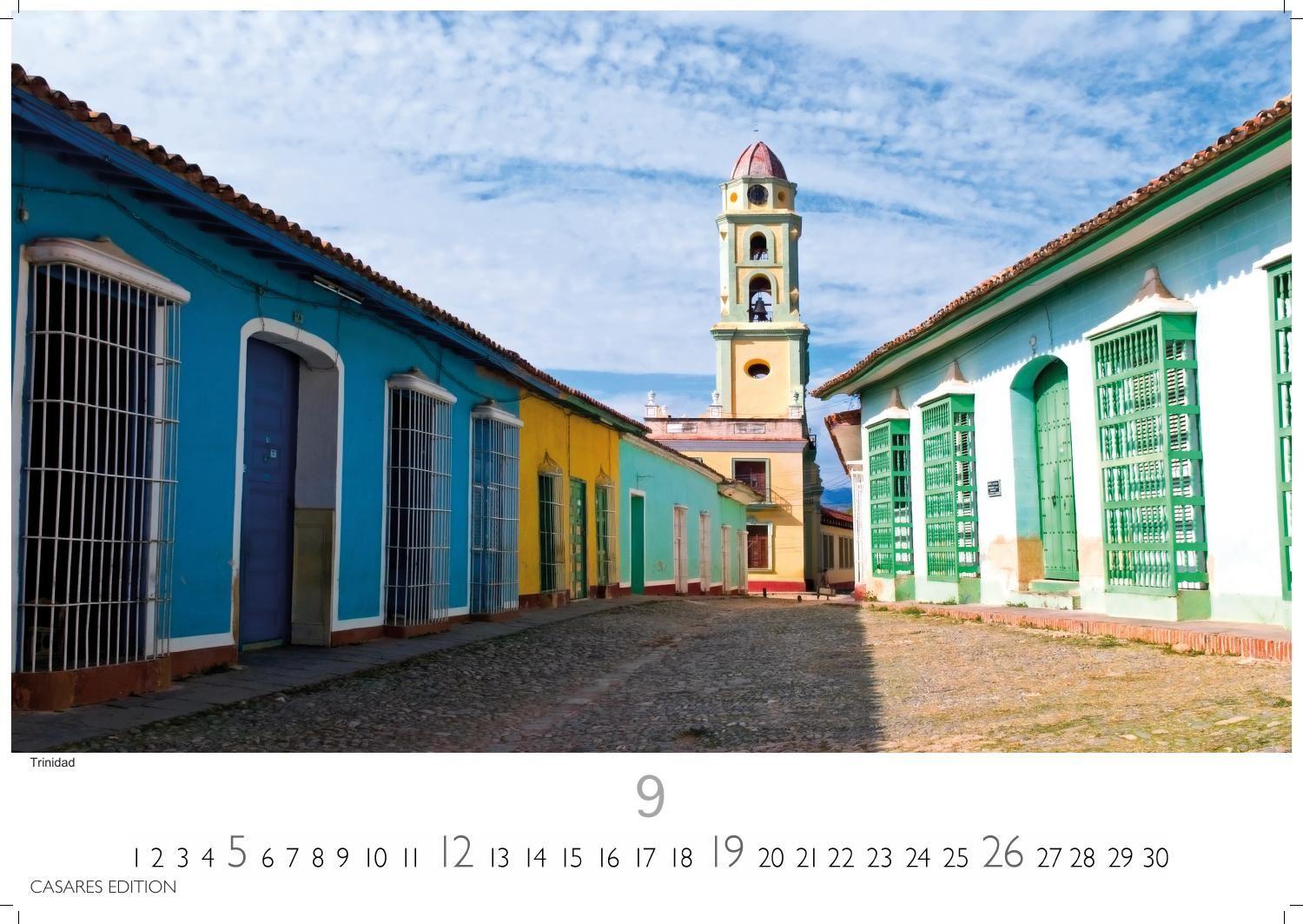 Beispielinhalt (Bild) Cuba Kalender 2027 - Wandkalender | Fotokalender Karibik 35x50cm - Farbenfroher mit beeindruckenden Kuba-Motiven, perfekte Deko & Geschenkidee