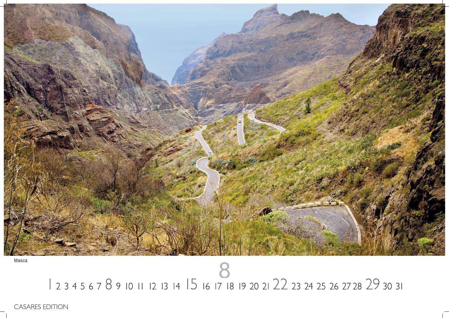 Beispielinhalt (Bild) Teneriffa Kalender 2027 - Wandkalender | Fotokalender Spanien 24x35 cm - . mit atemberaubenden Fotos von Teneriffa, Natur, Stränden & Sehenswürdigkeiten | Perfekt für Fans der Kanarischen Insel.