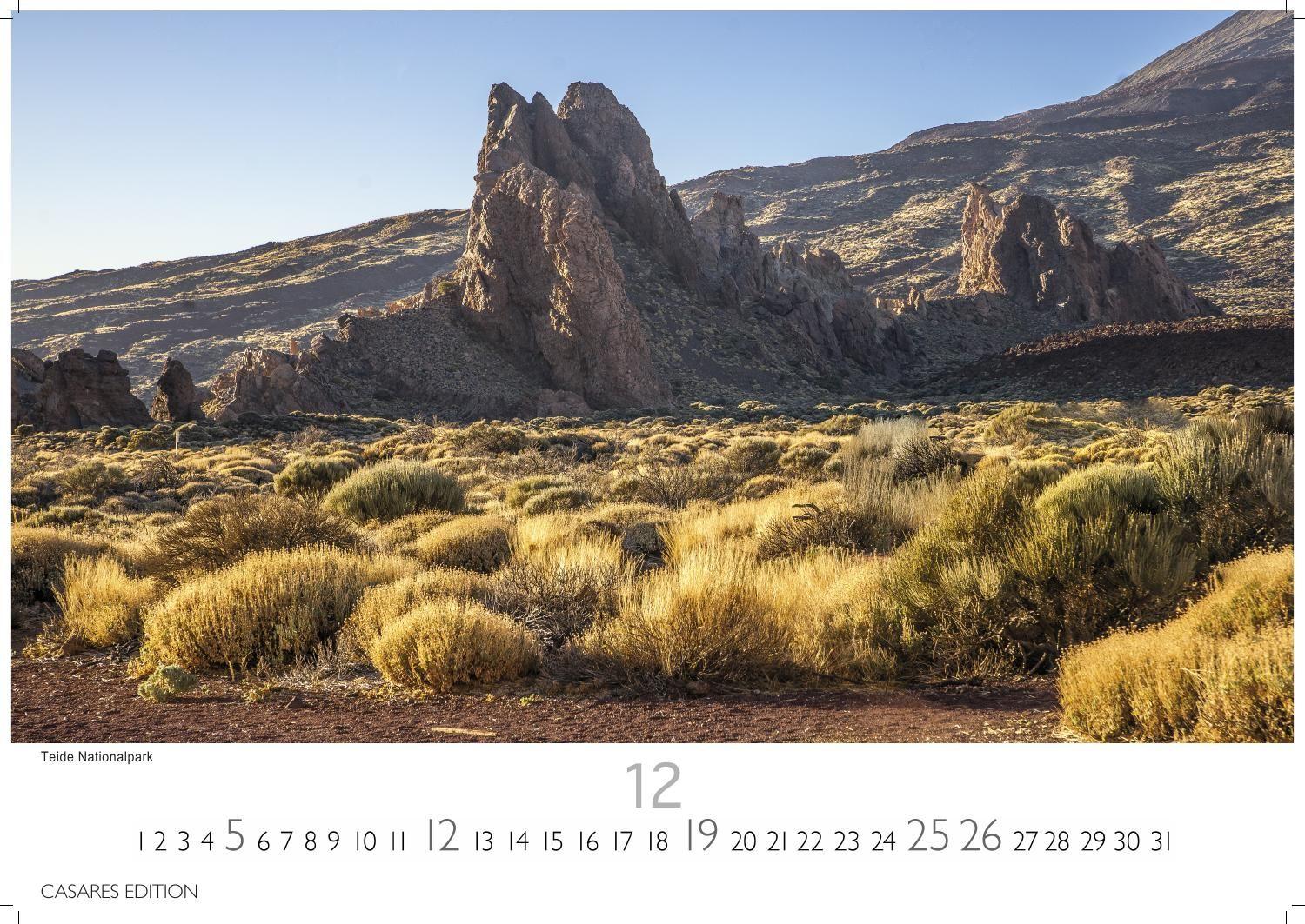 Beispielinhalt (Bild) Teneriffa Kalender 2027 - Wandkalender | Fotokalender Spanien 24x35 cm - . mit atemberaubenden Fotos von Teneriffa, Natur, Stränden & Sehenswürdigkeiten | Perfekt für Fans der Kanarischen Insel.