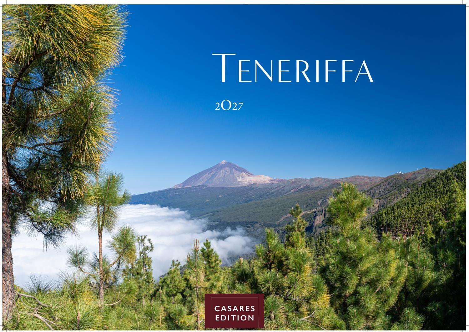 Vorderes Coverbild Teneriffa Kalender 2027 - Wandkalender | Fotokalender Spanien 24x35 cm - . mit atemberaubenden Fotos von Teneriffa, Natur, Stränden & Sehenswürdigkeiten | Perfekt für Fans der Kanarischen Insel.