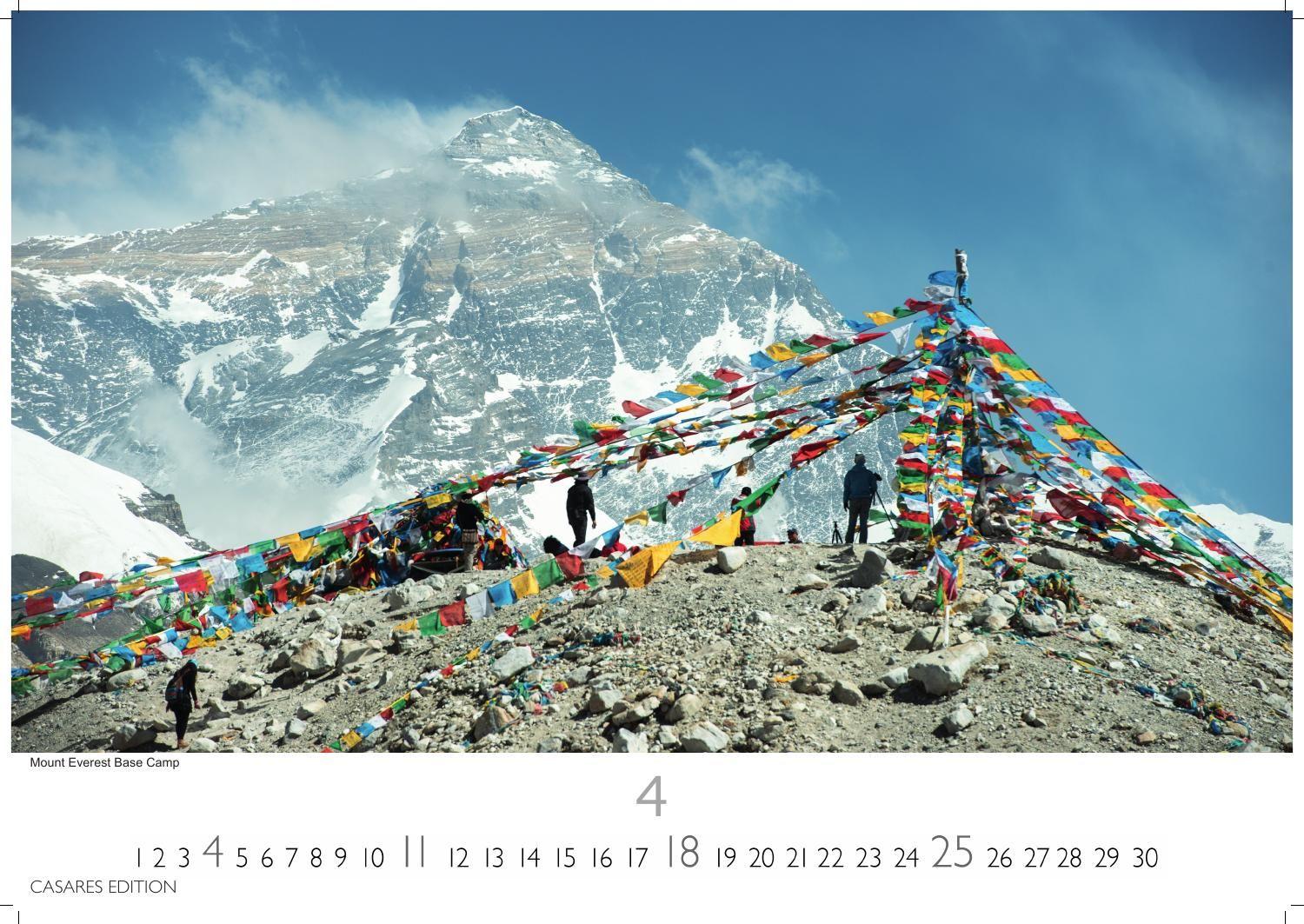 Beispielinhalt (Bild) Nepal Kalender 2027 - Wandkalender | Fotokalender Asien 24x35cm - Atemberaubende Fotos der Himalaya-Gipfel, Tempel und heiligen Stätten Nepals