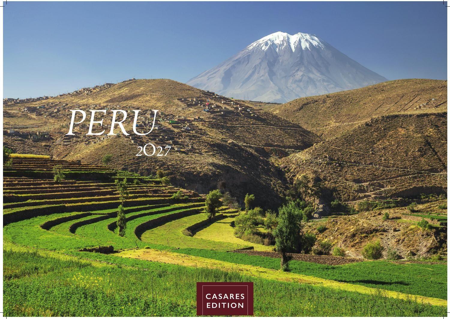 Vorderes Coverbild Peru Kalender 2027 - Wandkalender | Fotokalender Südamerika 24x35cm - Bildkalender mit faszinierenden Natur- und Kulturszenen für Reisefans, Südamerika-Liebhaber & Träumer