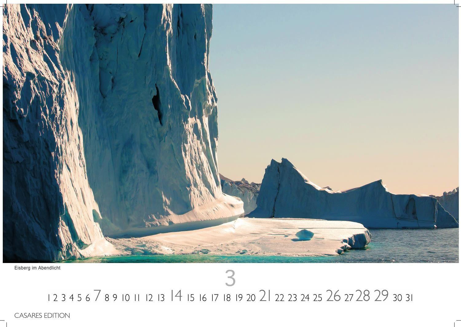 Beispielinhalt (Bild) Grönland Kalender 2027 - Wandkalender | Fotokalender Nordeuropa 24x35cm - . mit beeindruckenden Naturaufnahmen, Perfekt für Natur- und Reisebegeisterte