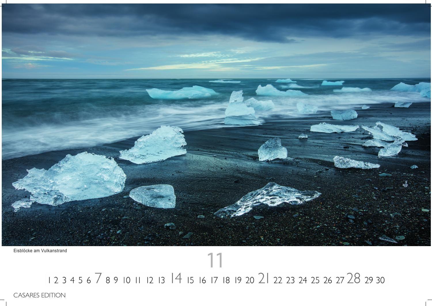 Beispielinhalt (Bild) Grönland Kalender 2027 - Wandkalender | Fotokalender Nordeuropa 24x35cm - . mit beeindruckenden Naturaufnahmen, Perfekt für Natur- und Reisebegeisterte