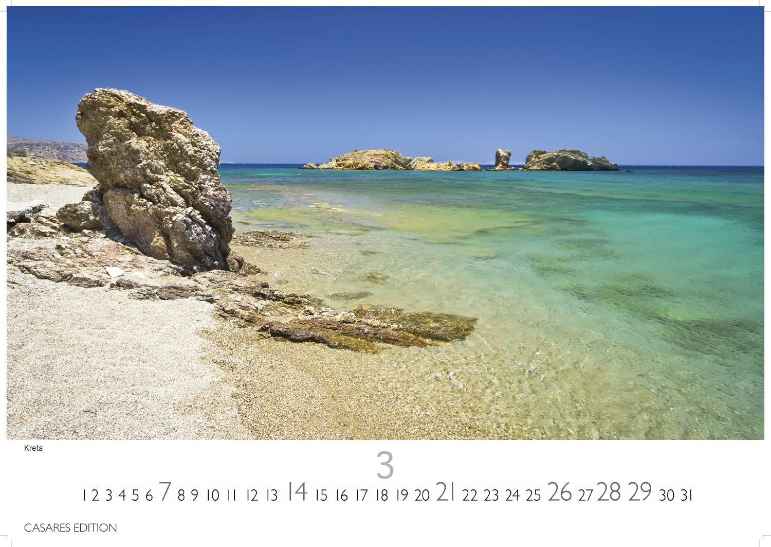 Beispielinhalt (Bild) Griechenland Kalender 2027 - Wandkalender | Fotokalender Griechenland 35x50 cm - Traumhafte Aussichten Griechenlands - . mit beeindruckenden Fotos