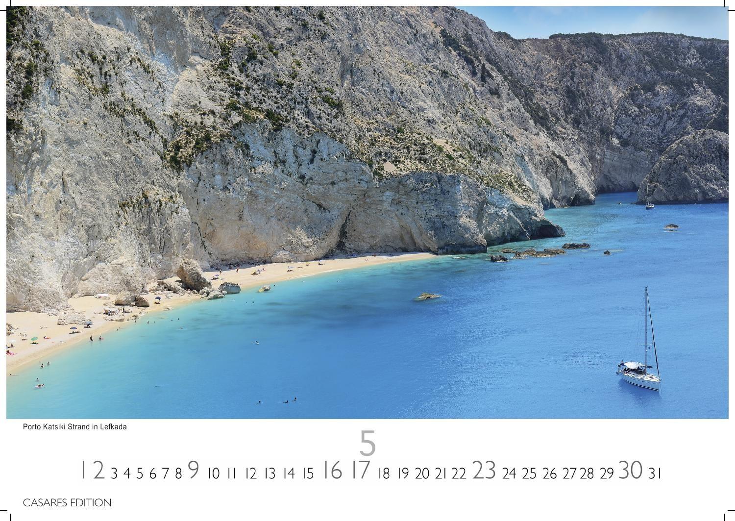 Beispielinhalt (Bild) Griechenland Kalender 2027 - Wandkalender | Fotokalender Griechenland 35x50 cm - Traumhafte Aussichten Griechenlands - . mit beeindruckenden Fotos