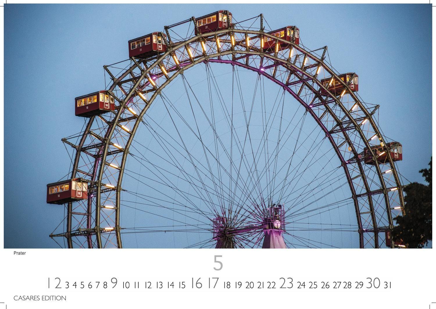 Beispielinhalt (Bild) Wien Kalender 2027 - Wandkalender | Fotokalender | Österreich Kalender | Alpenländer 24x35cm - Beeindruckende Bilder von Wien's schönsten Sehenswürdigkeiten