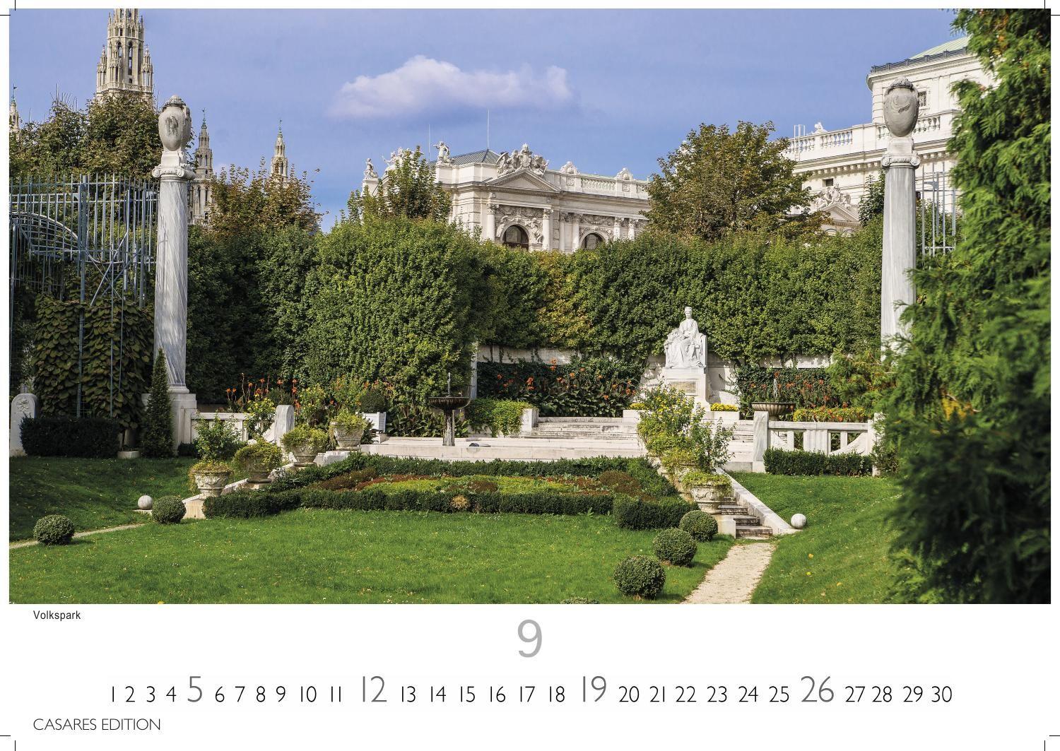 Beispielinhalt (Bild) Wien Kalender 2027 - Wandkalender | Fotokalender | Österreich Kalender | Alpenländer 24x35cm - Beeindruckende Bilder von Wien's schönsten Sehenswürdigkeiten