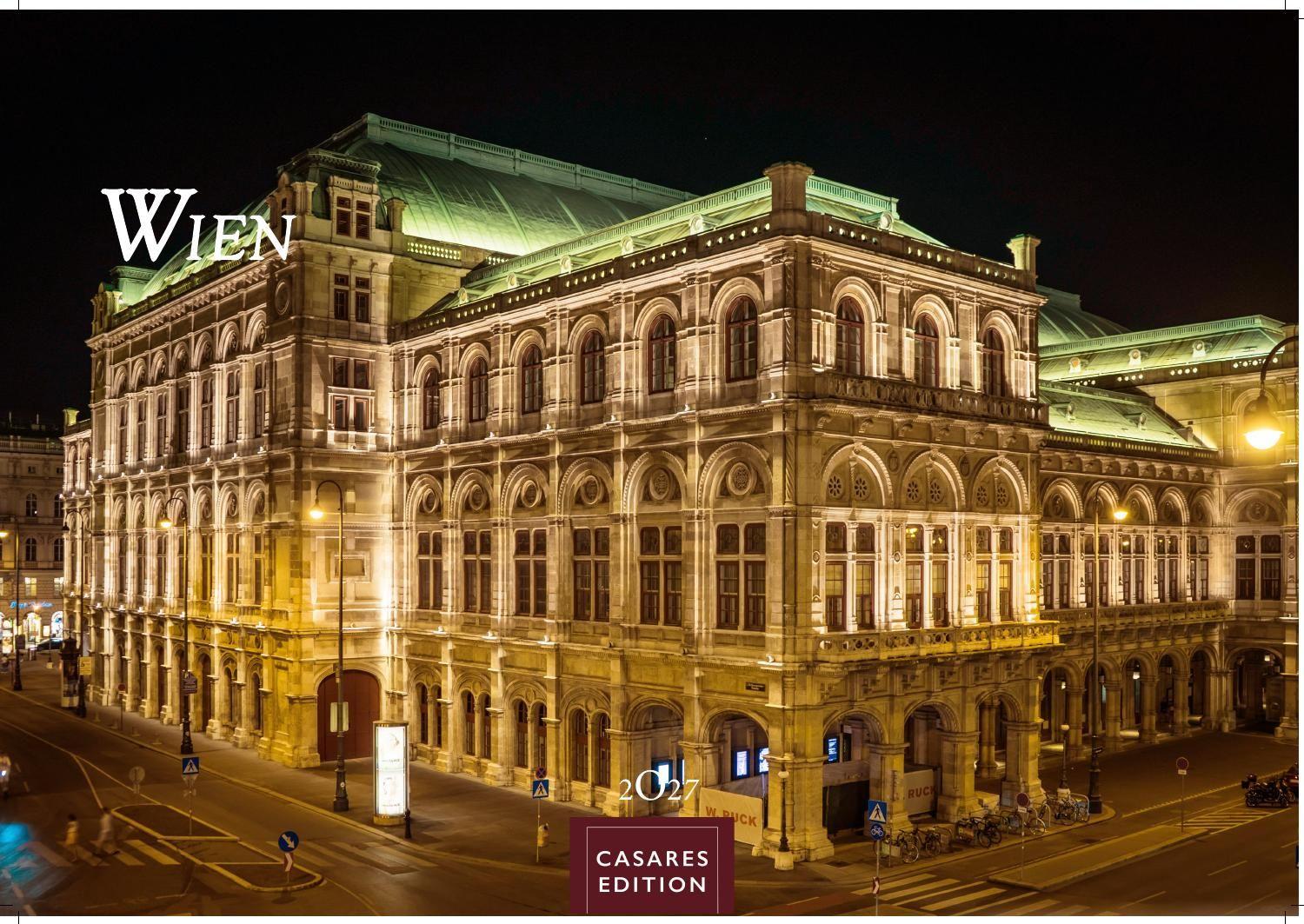 Vorderes Coverbild Wien Kalender 2027 - Wandkalender | Fotokalender | Österreich Kalender | Alpenländer 24x35cm - Beeindruckende Bilder von Wien's schönsten Sehenswürdigkeiten