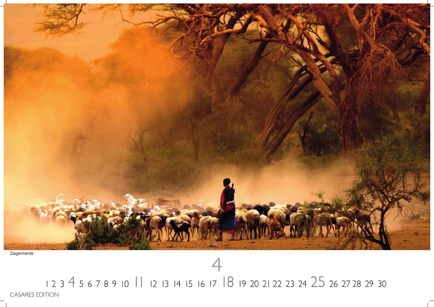 Beispielinhalt (Bild) Kenia & Serengheti Kalender 2027 - Wandkalender | Fotokalender Afrika 35x50cm - Wunderschöne Tierkalender- und Naturschutzfotos.