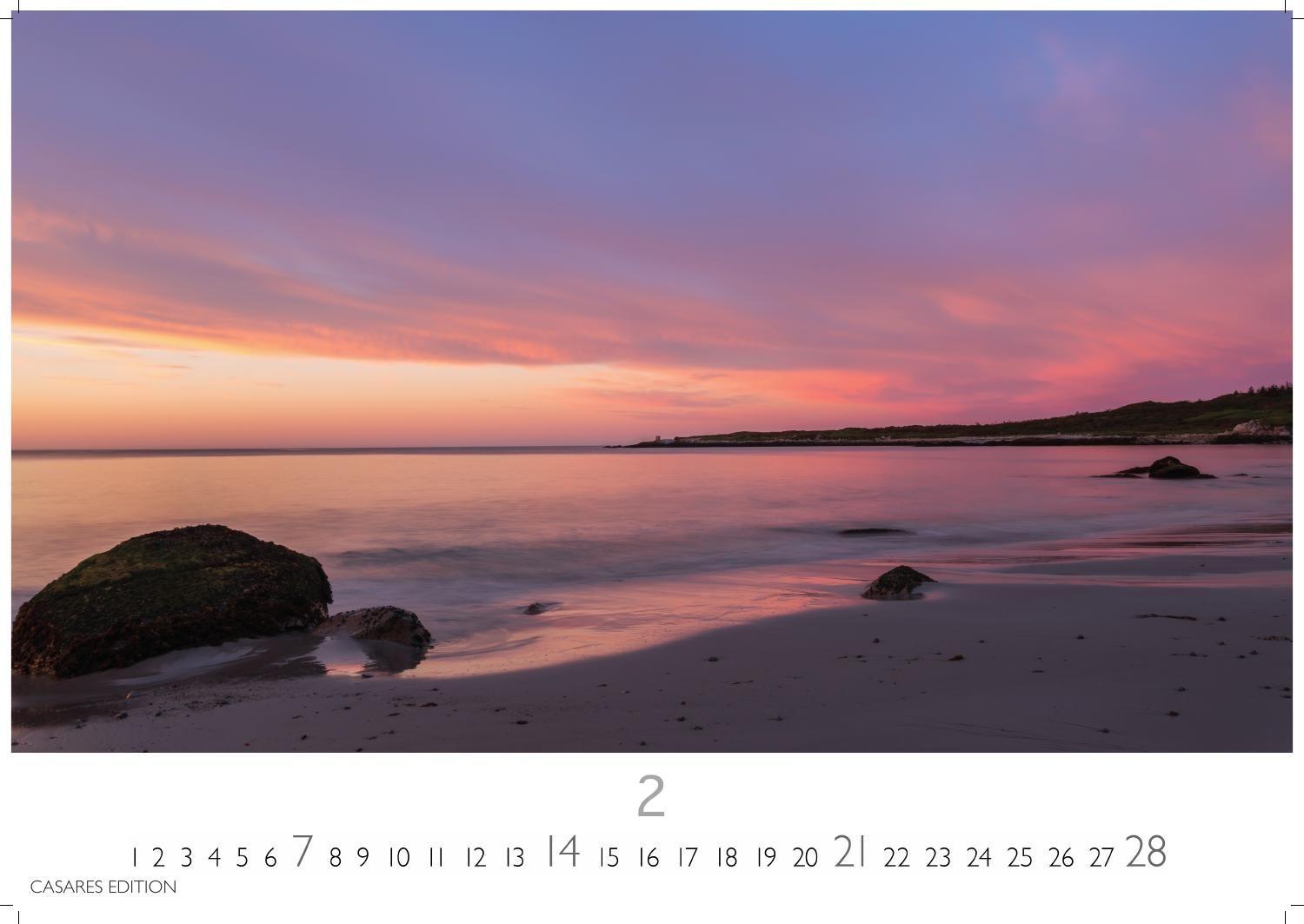 Beispielinhalt (Bild) Nordisches Licht Kalender 2027 - Wandkalender | Fotokalender Naturkalender 35x50cm- mit 12 faszinierenden Fotografien von Landschaften im mildem nordischen Licht