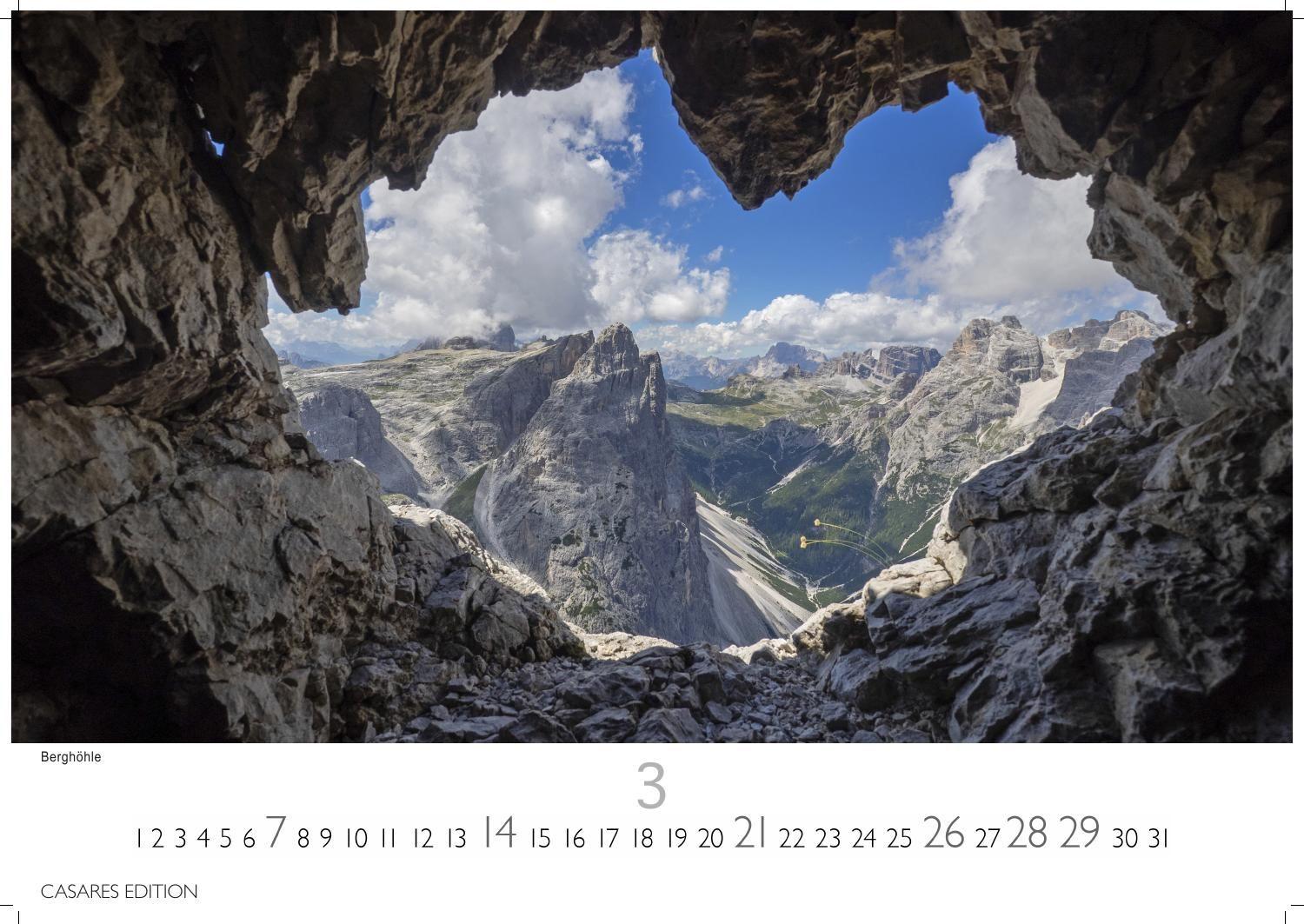 Beispielinhalt (Bild) Südtirol Kalender 2027 - Wandkalender | Fotokalender Italien 35x50cm - 12 eindrucksvolle Fotografien aus Südtirol