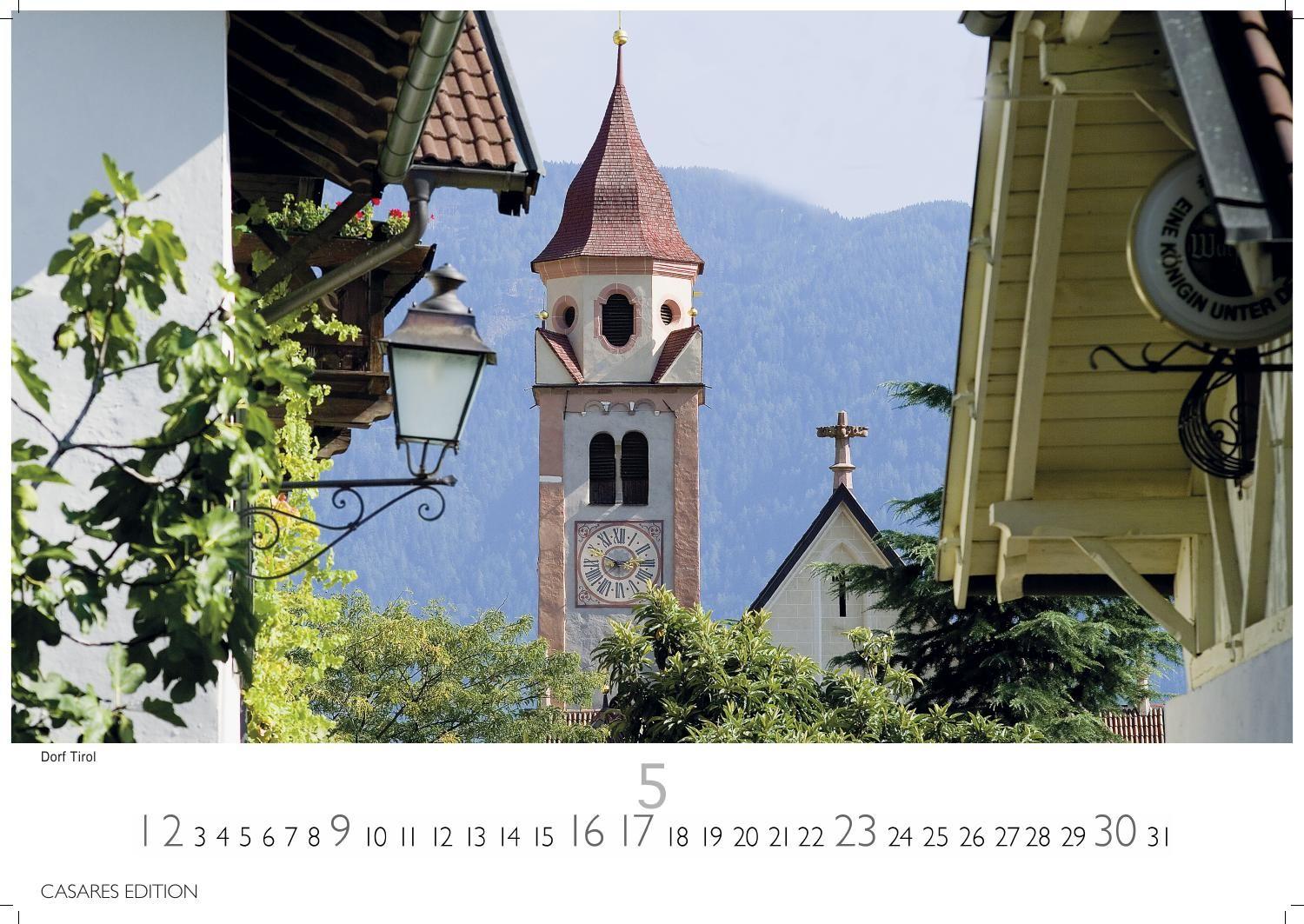 Beispielinhalt (Bild) Südtirol Kalender 2027 - Wandkalender | Fotokalender Italien 35x50cm - 12 eindrucksvolle Fotografien aus Südtirol