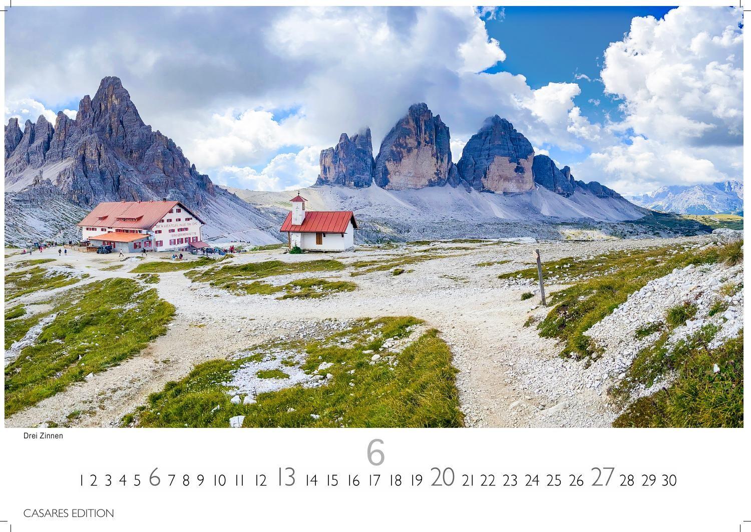 Beispielinhalt (Bild) Südtirol Kalender 2027 - Wandkalender | Fotokalender Italien 35x50cm - 12 eindrucksvolle Fotografien aus Südtirol