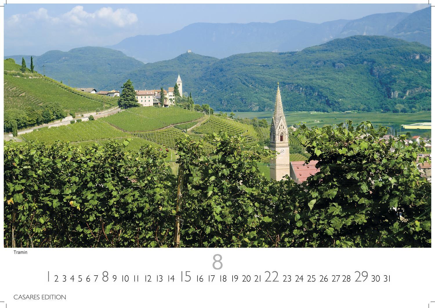 Beispielinhalt (Bild) Südtirol Kalender 2027 - Wandkalender | Fotokalender Italien 35x50cm - 12 eindrucksvolle Fotografien aus Südtirol