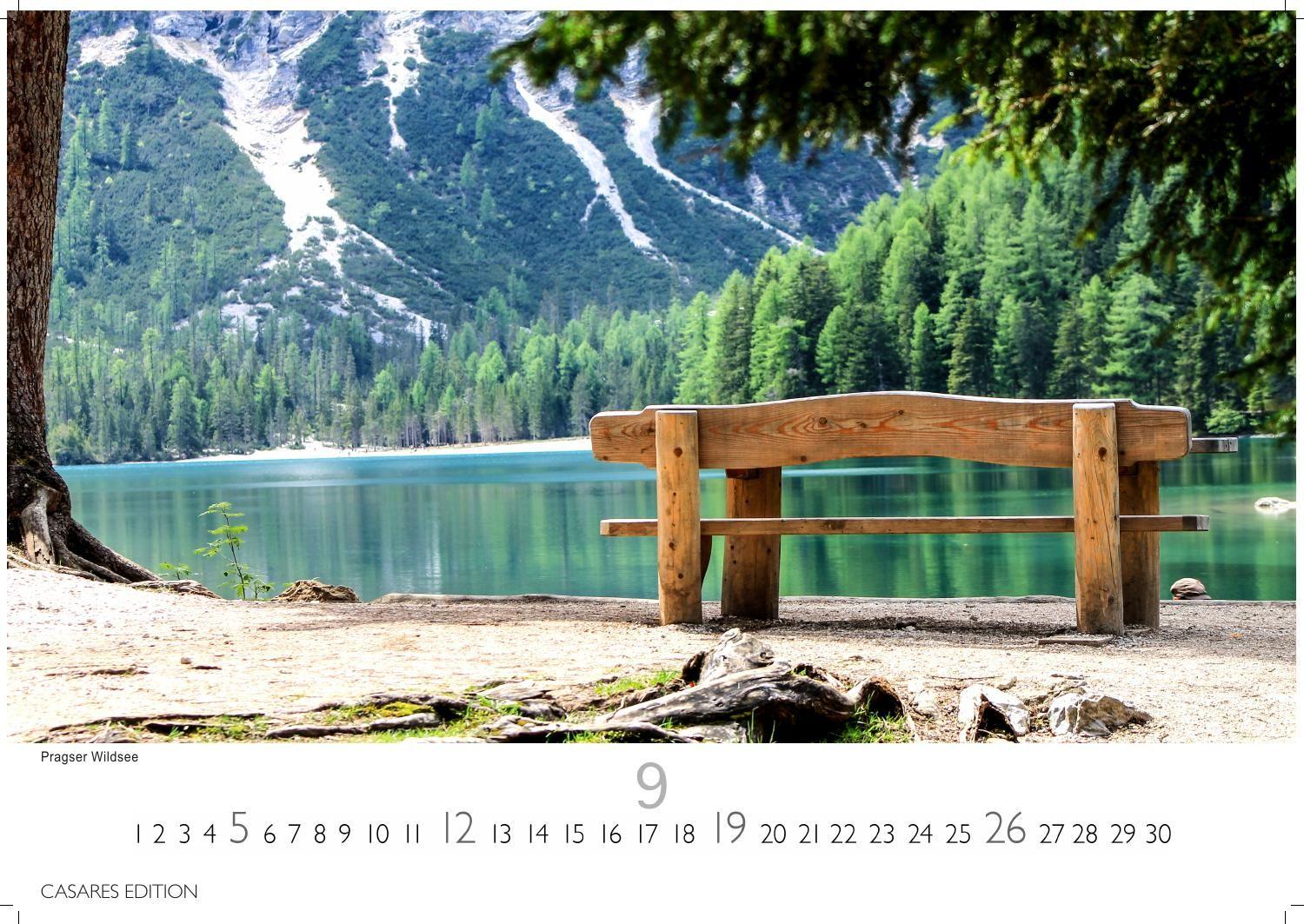 Beispielinhalt (Bild) Südtirol Kalender 2027 - Wandkalender | Fotokalender Italien 35x50cm - 12 eindrucksvolle Fotografien aus Südtirol