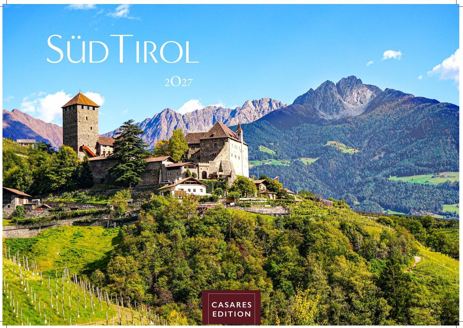 Vorderes Coverbild Südtirol Kalender 2027 - Wandkalender | Fotokalender Italien 35x50cm - 12 eindrucksvolle Fotografien aus Südtirol