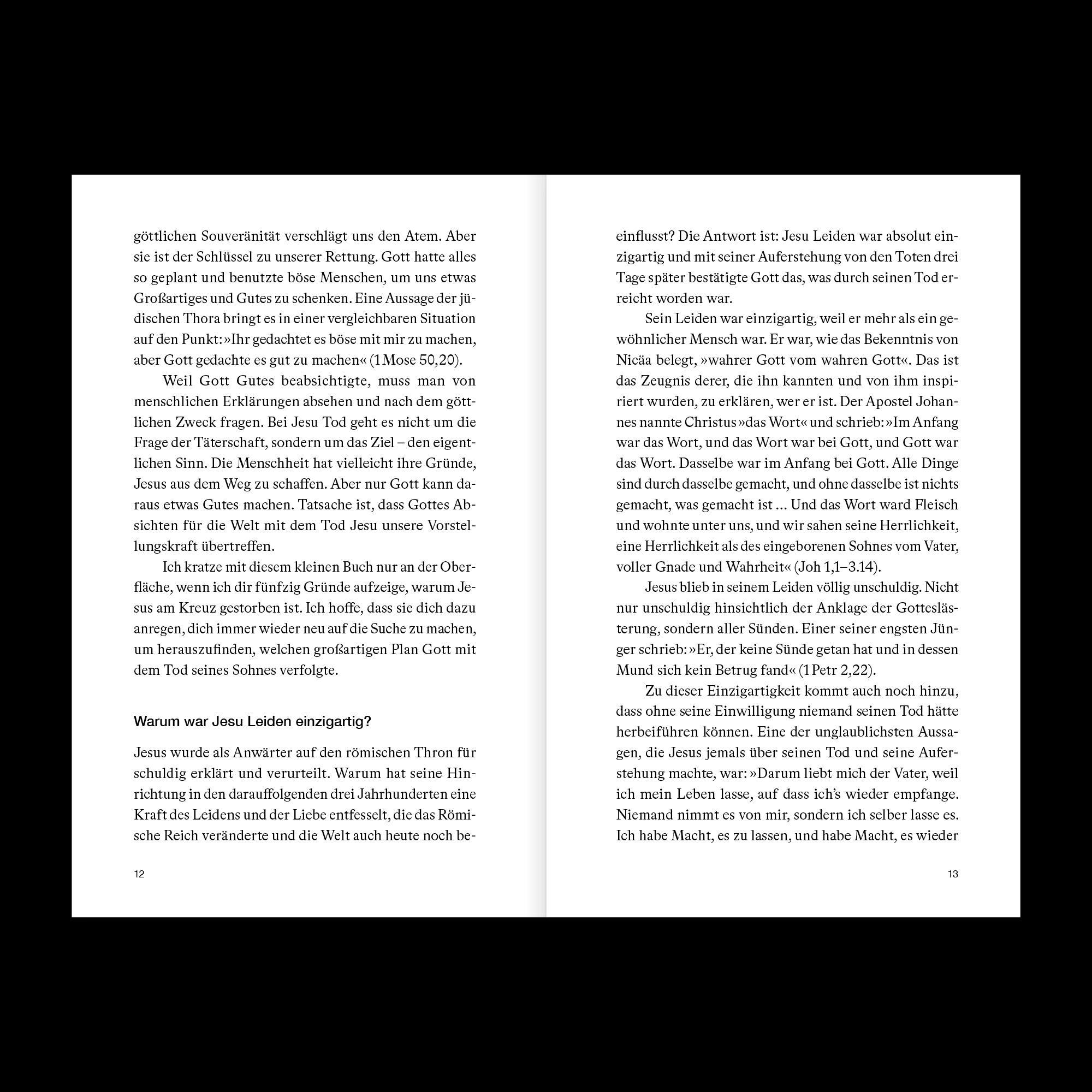 Beispielinhalt (Bild) Warum Jesus sterben musste