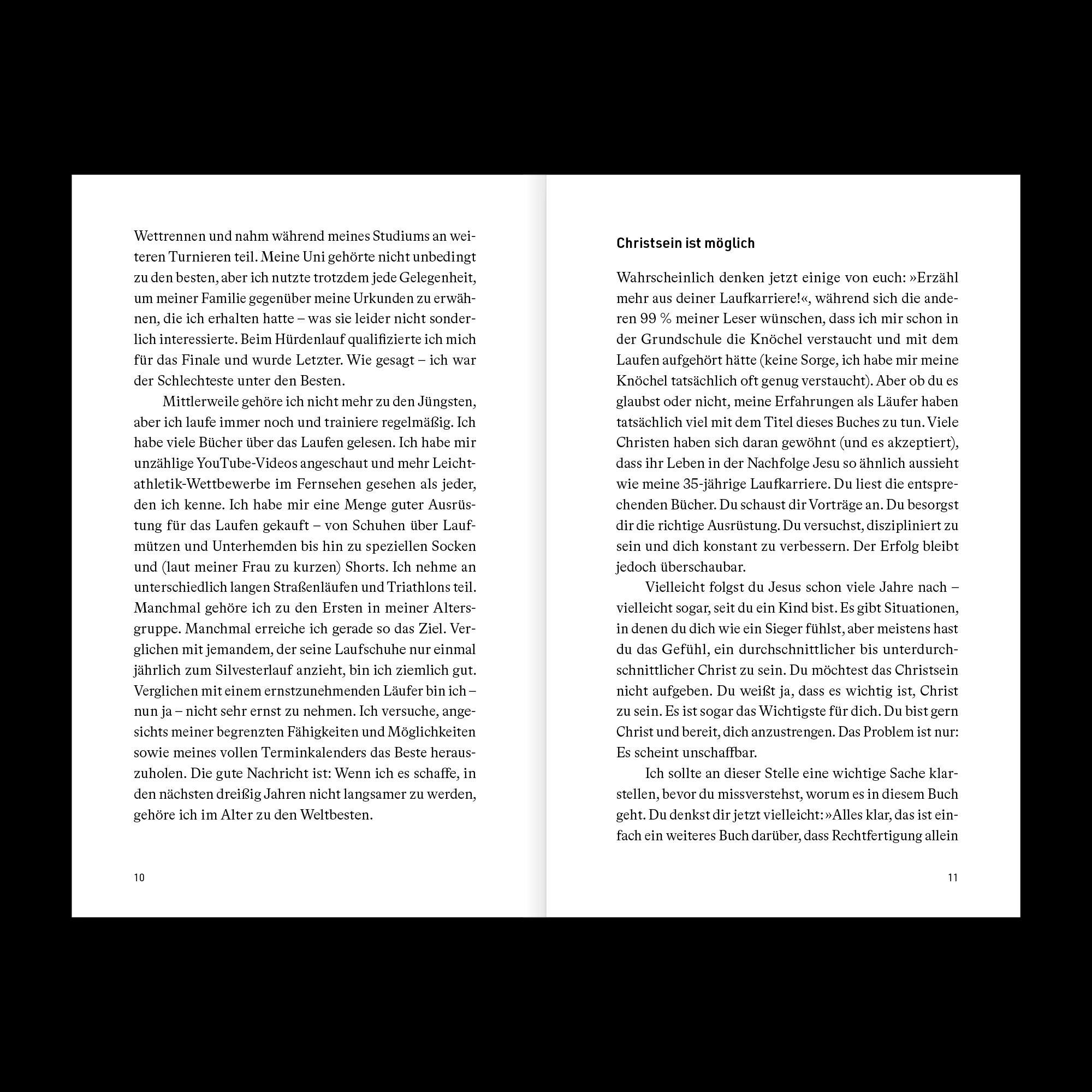 Beispielinhalt (Bild) Christsein schafft eh keiner