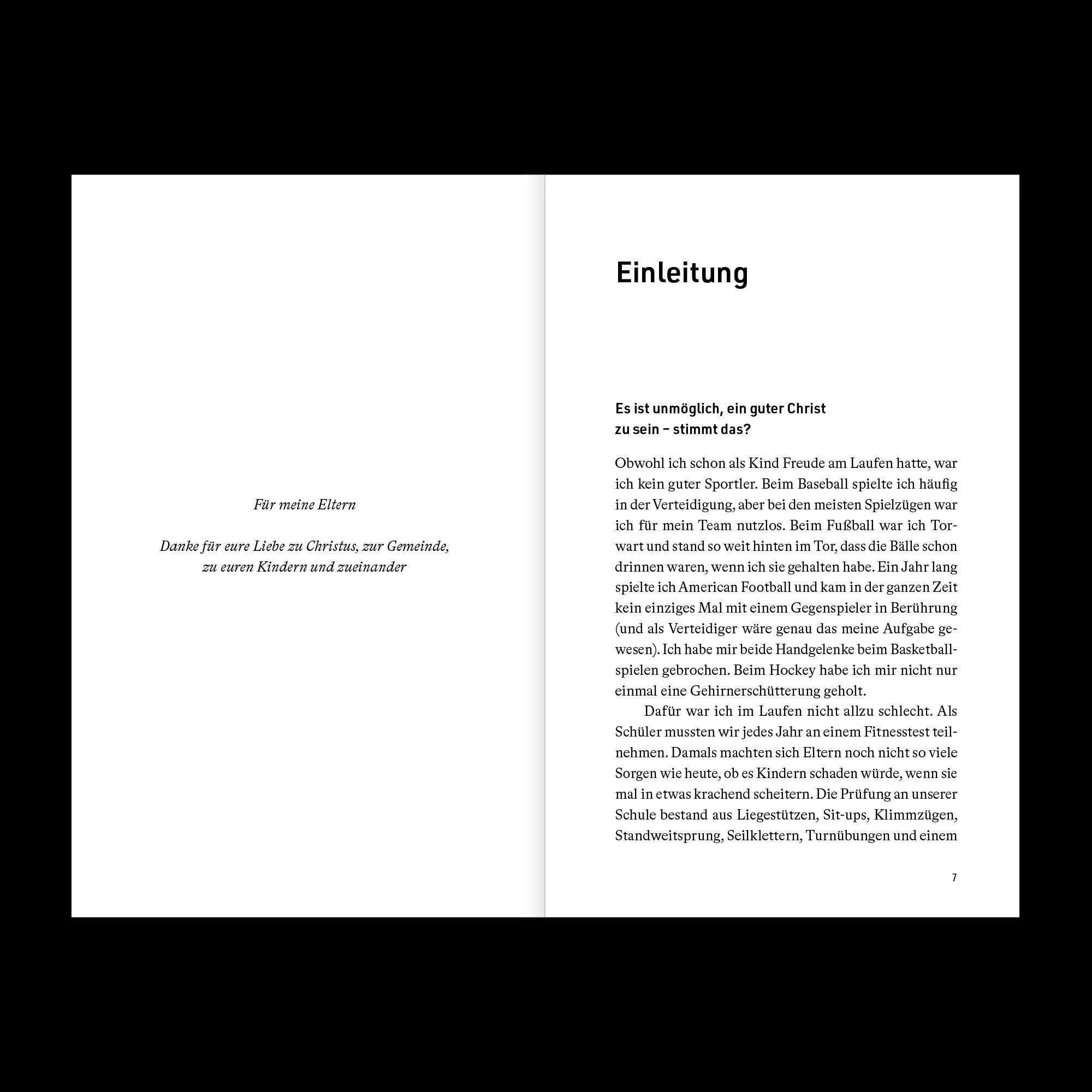 Beispielinhalt (Bild) Christsein schafft eh keiner