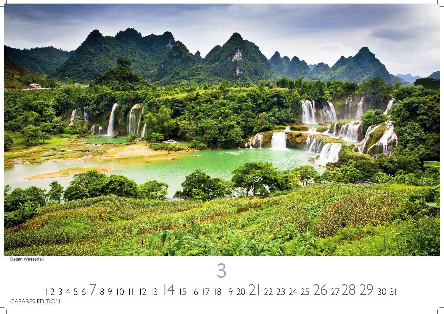 Beispielinhalt (Bild) Vietnam Kalender 2027 - Wandkalender | Fotokalender Asien 35x50cm Grosses Format - Fotos von Vietnams beeindruckenden Landschaften und traditionellem Leben, perfekt für Vietnam-Liebhaber