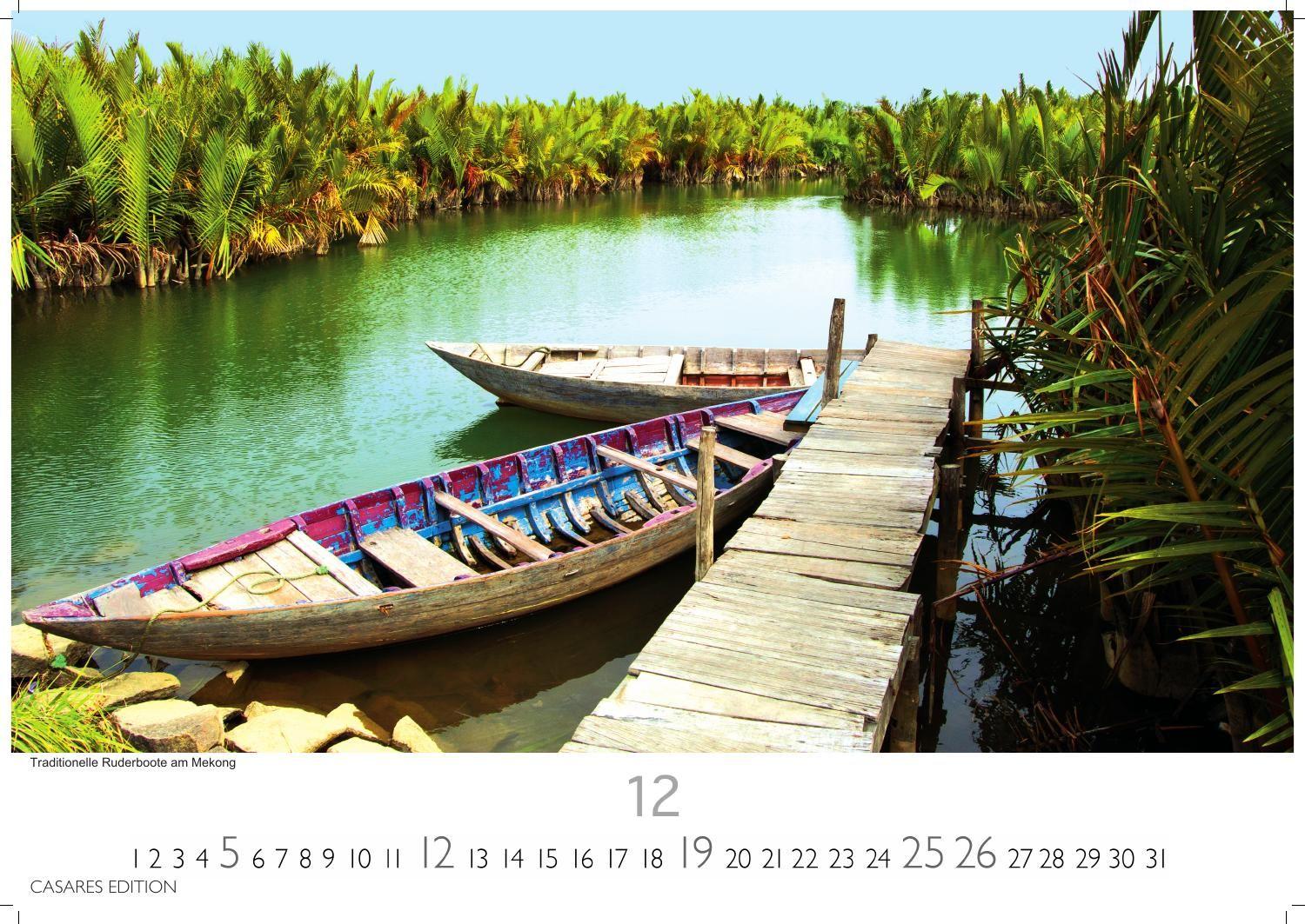 Beispielinhalt (Bild) Vietnam Kalender 2027 - Wandkalender | Fotokalender Asien 35x50cm Grosses Format - Fotos von Vietnams beeindruckenden Landschaften und traditionellem Leben, perfekt für Vietnam-Liebhaber