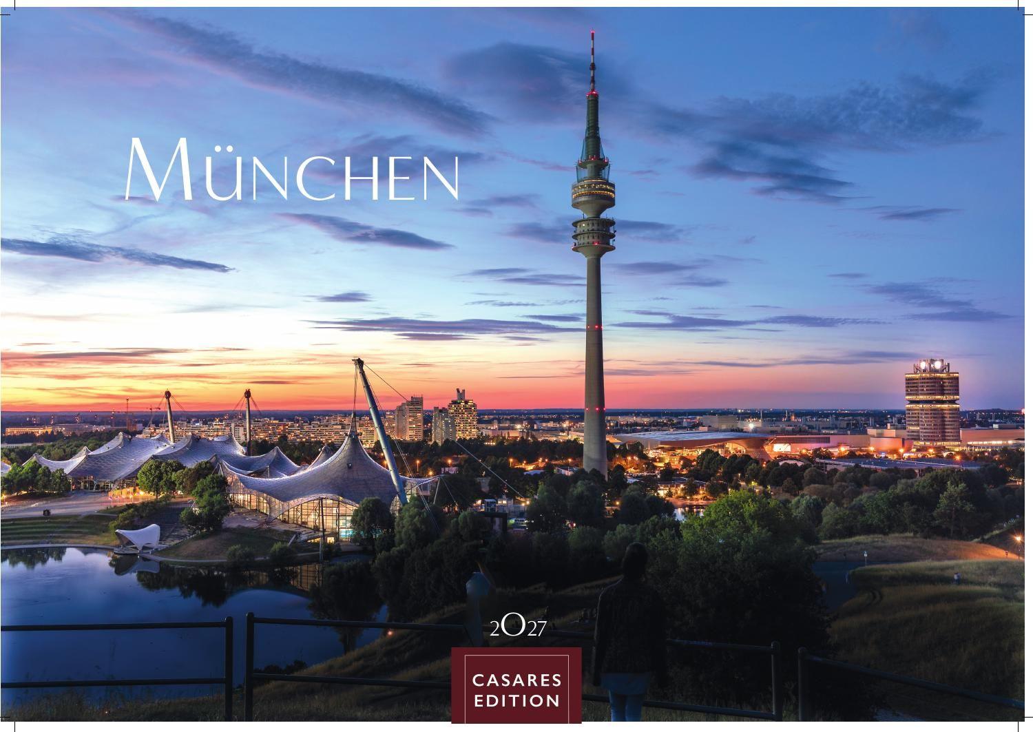 Vorderes Coverbild München Kalender 2027 - Wandkalender | Fotokalender Deutschland 24x35cm - faszinierende Ansichten von Marienplatz bis Alpenpanorama
