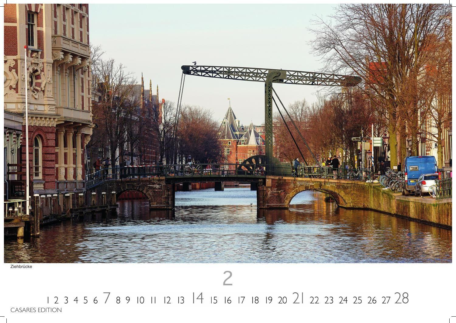 Beispielinhalt (Bild) Amsterdam Kalender 2027 - Wandkalender | Fotokalender |Niederlande |Mitteleuropa 35x50cm - Atemberaubende Fotos von Amsterdams Sehenswürdigkeiten, Kanälen und kulturellen Highlights.