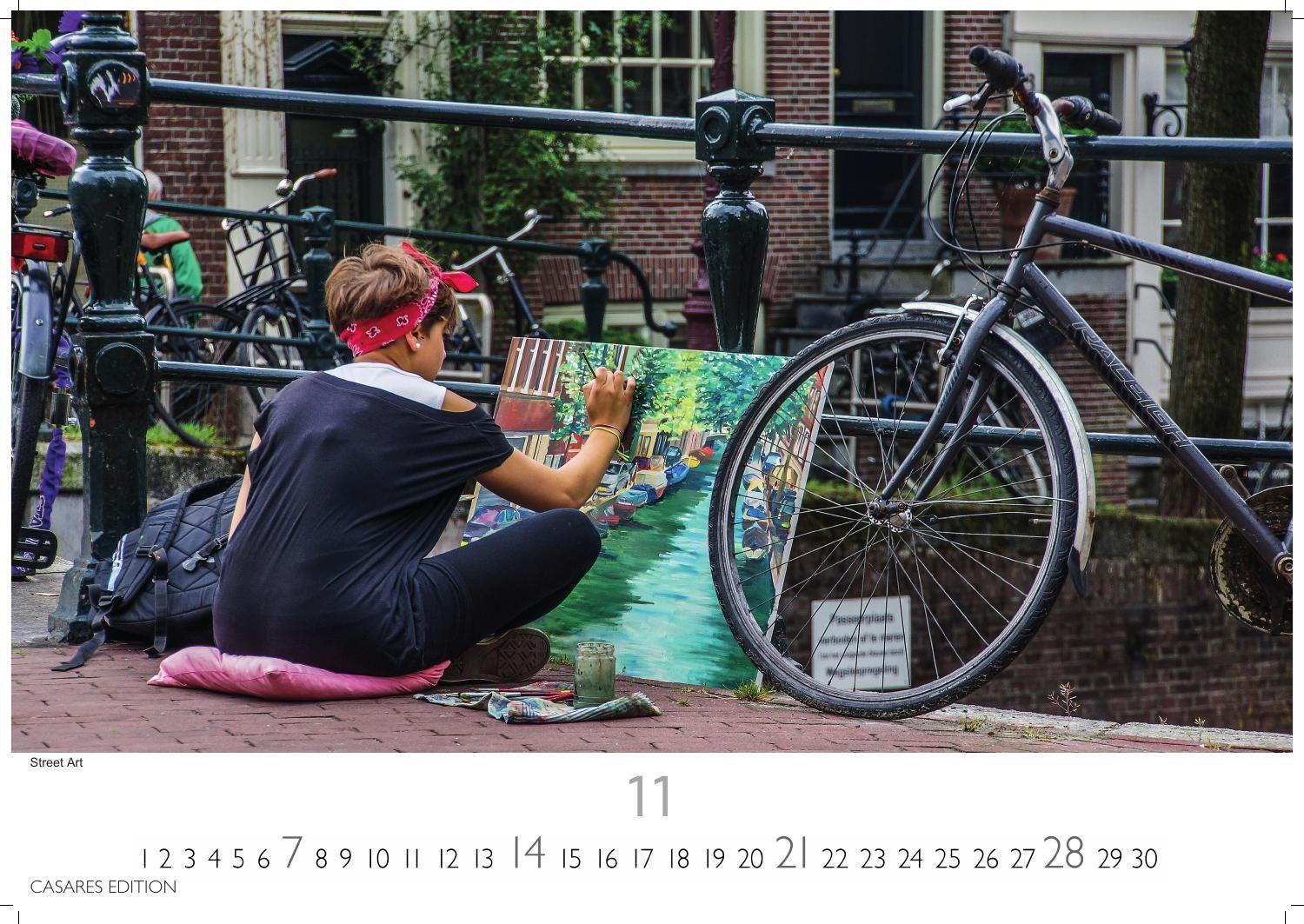 Beispielinhalt (Bild) Amsterdam Kalender 2027 - Wandkalender | Fotokalender |Niederlande |Mitteleuropa 35x50cm - Atemberaubende Fotos von Amsterdams Sehenswürdigkeiten, Kanälen und kulturellen Highlights.