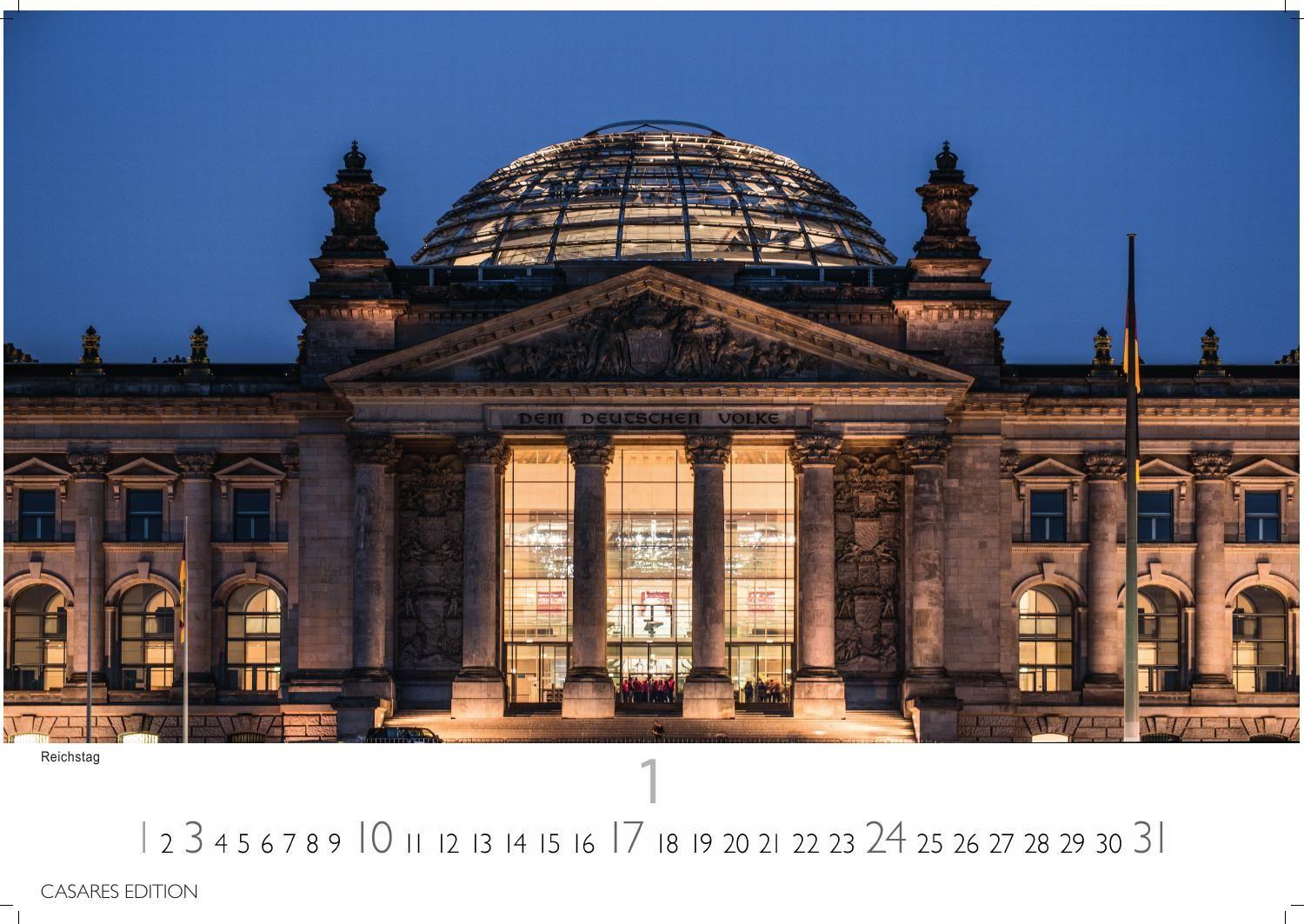 Beispielinhalt (Bild) Berlin Kalender 2027 - Wandkalender | Fotokalender Deutschland 50 x35 cm - in 12 stimmungsvollen Aufnahmen zwischen Kultur, Architektur und Hauptstadtflair