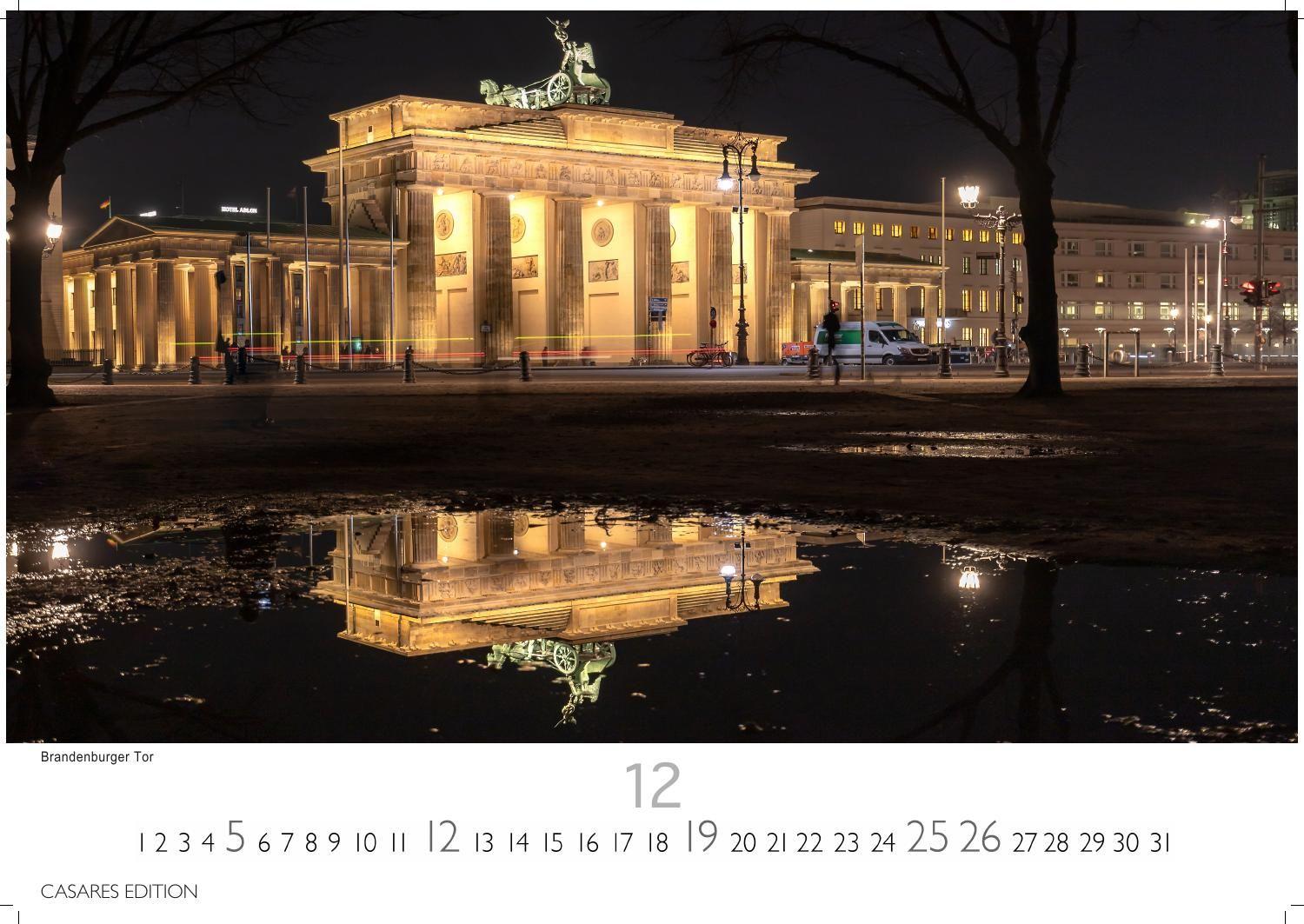 Beispielinhalt (Bild) Berlin Kalender 2027 - Wandkalender | Fotokalender Deutschland 50 x35 cm - in 12 stimmungsvollen Aufnahmen zwischen Kultur, Architektur und Hauptstadtflair
