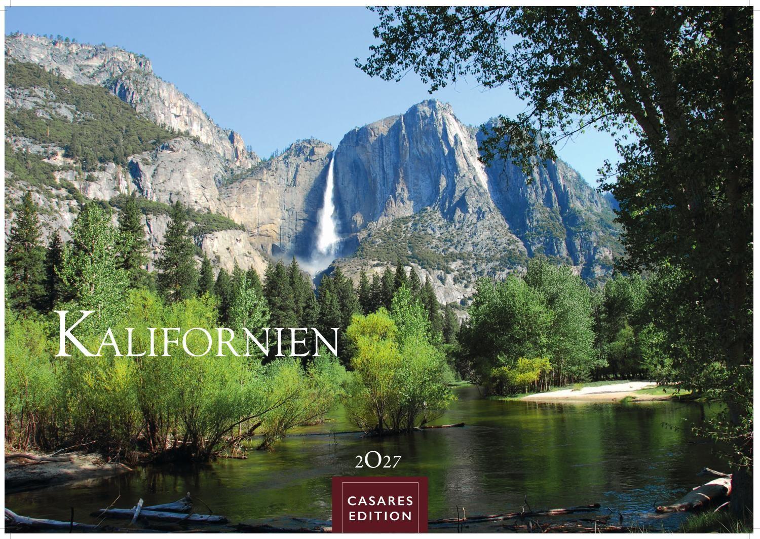 Vorderes Coverbild Kalifornien Kalender 2027 - Wandkalender | Fotokalender Nordamerika 35x50cm - Faszinierende Westküste mit ikonischen Motiven von Küste, Wüste und Metropolen