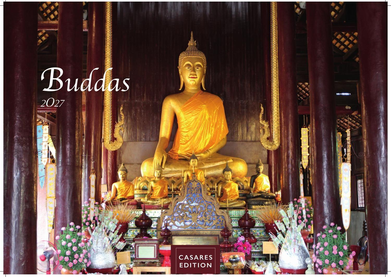 Vorderes Coverbild Buddhas Kalender 2027 - Wandkalender | Fotokalender Asien 24x35cm -Spirituelle Abbildungen Buddhas | Perfekt für Meditation & Raumdekoration