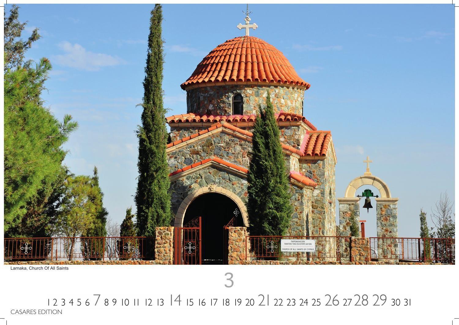 Beispielinhalt (Bild) Zypern Kalender 2027 - Wandkalender | Fotokalender Mittelmeer 35x50cm - Wunderschöne Fotografien von Zypern, Monat für Monat.