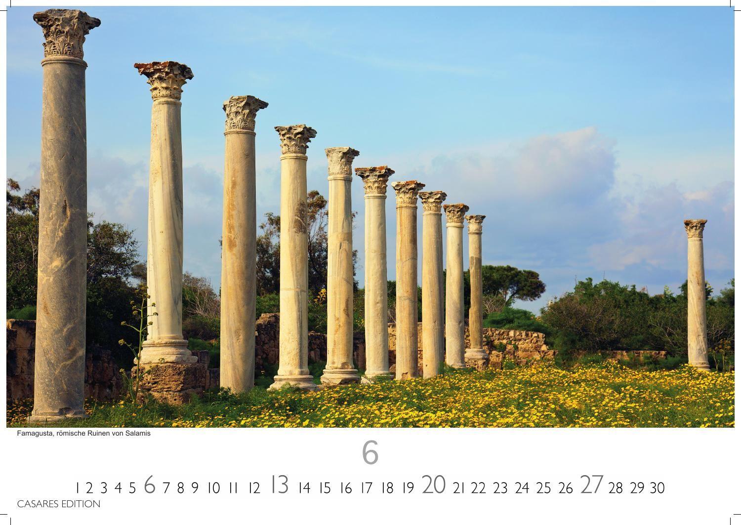 Beispielinhalt (Bild) Zypern Kalender 2027 - Wandkalender | Fotokalender Mittelmeer 35x50cm - Wunderschöne Fotografien von Zypern, Monat für Monat.