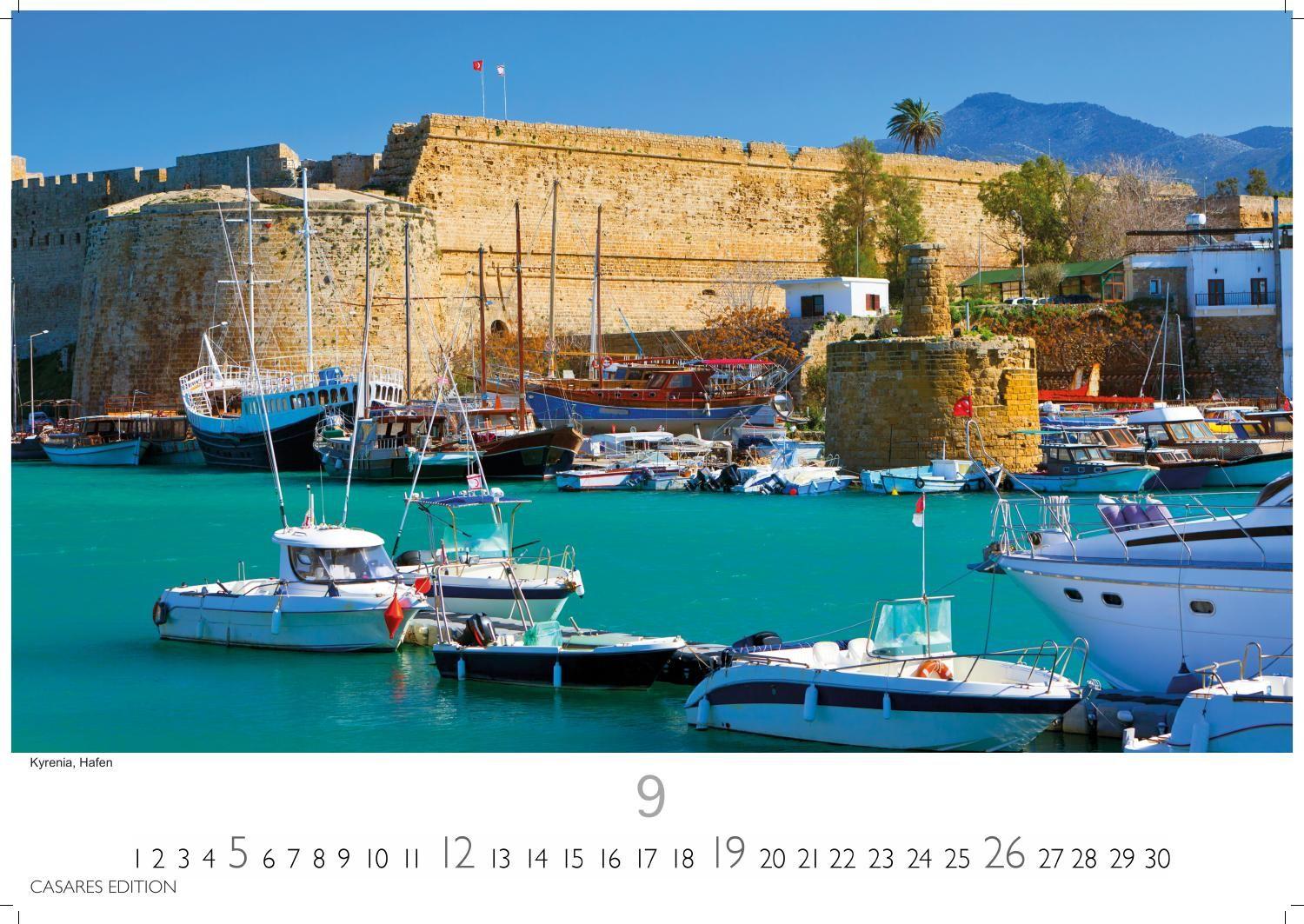 Beispielinhalt (Bild) Zypern Kalender 2027 - Wandkalender | Fotokalender Mittelmeer 35x50cm - Wunderschöne Fotografien von Zypern, Monat für Monat.