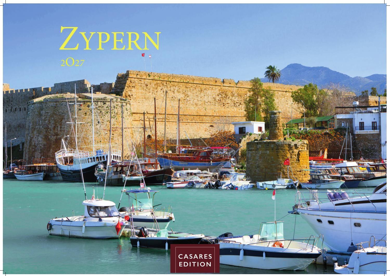 Vorderes Coverbild Zypern Kalender 2027 - Wandkalender | Fotokalender Mittelmeer 35x50cm - Wunderschöne Fotografien von Zypern, Monat für Monat.