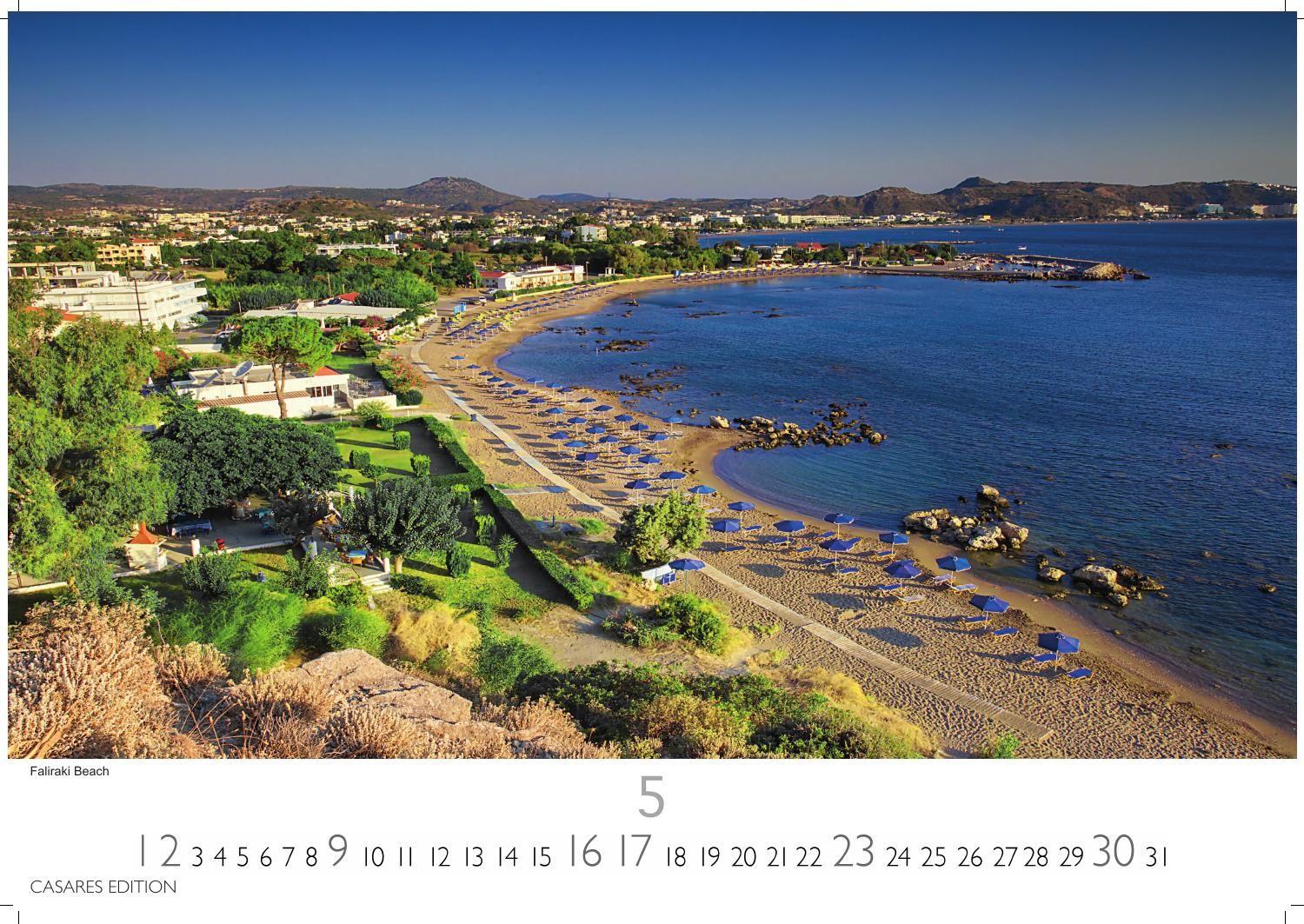 Beispielinhalt (Bild) Rhodos Kalender 2027 - Wandkalender | Fotokalender Griechenland 24x35cm, Premium Qualität, Urlaub, Ferien, Reise & Lifestyle - Perfekt für Rodos Fans & Reisebegeisterte.