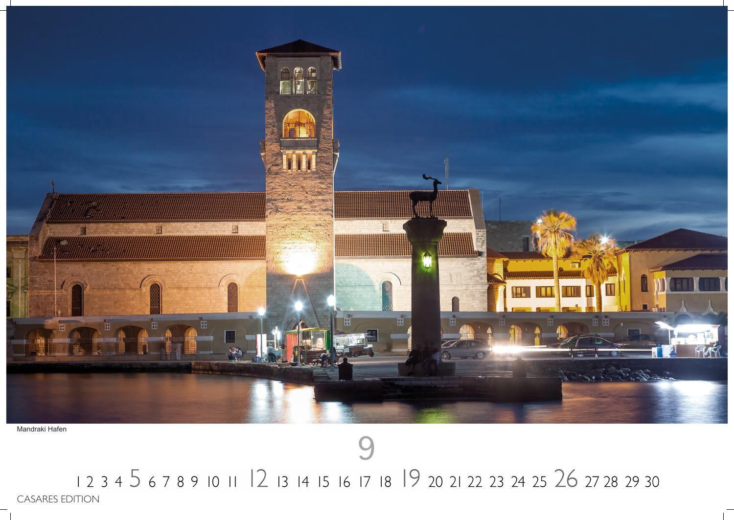 Beispielinhalt (Bild) Rhodos Kalender 2027 - Wandkalender | Fotokalender Griechenland 24x35cm, Premium Qualität, Urlaub, Ferien, Reise & Lifestyle - Perfekt für Rodos Fans & Reisebegeisterte.